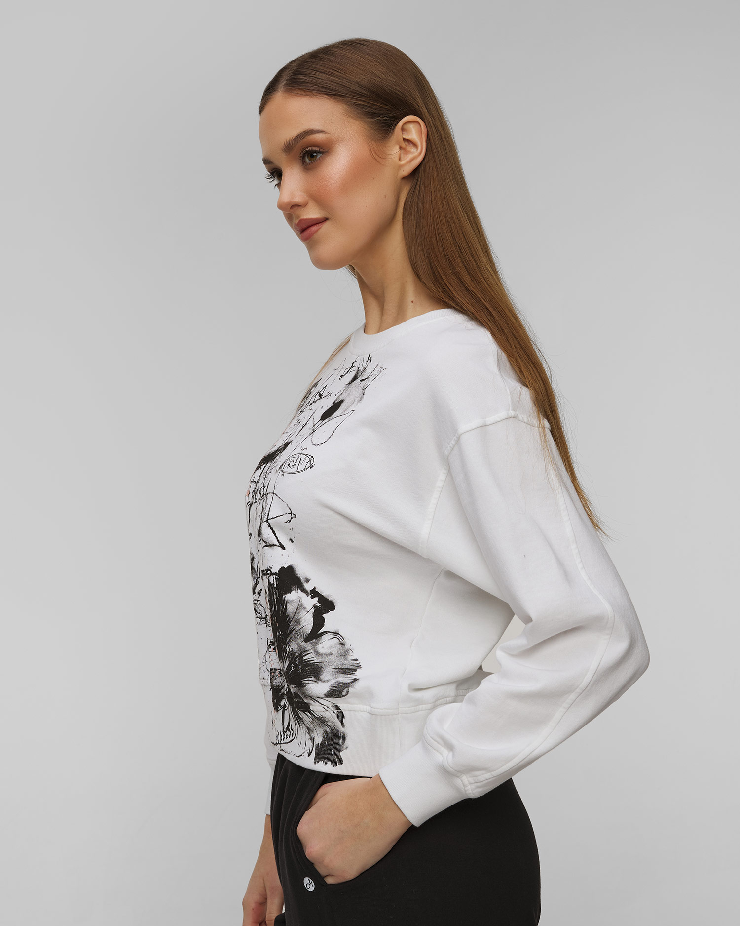 Women's printed sweatshirt Deha 