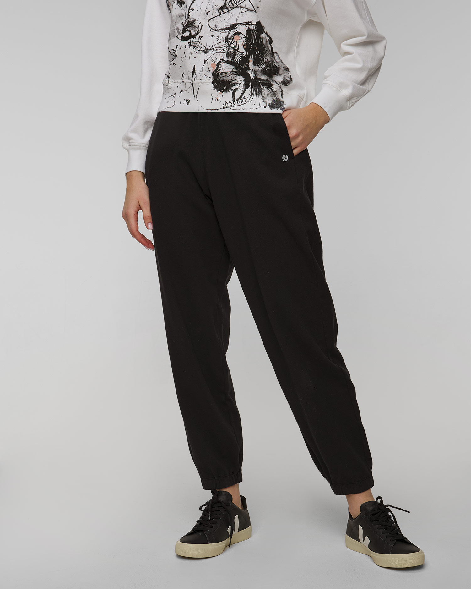 Pantalon noir pour femmes Deha
