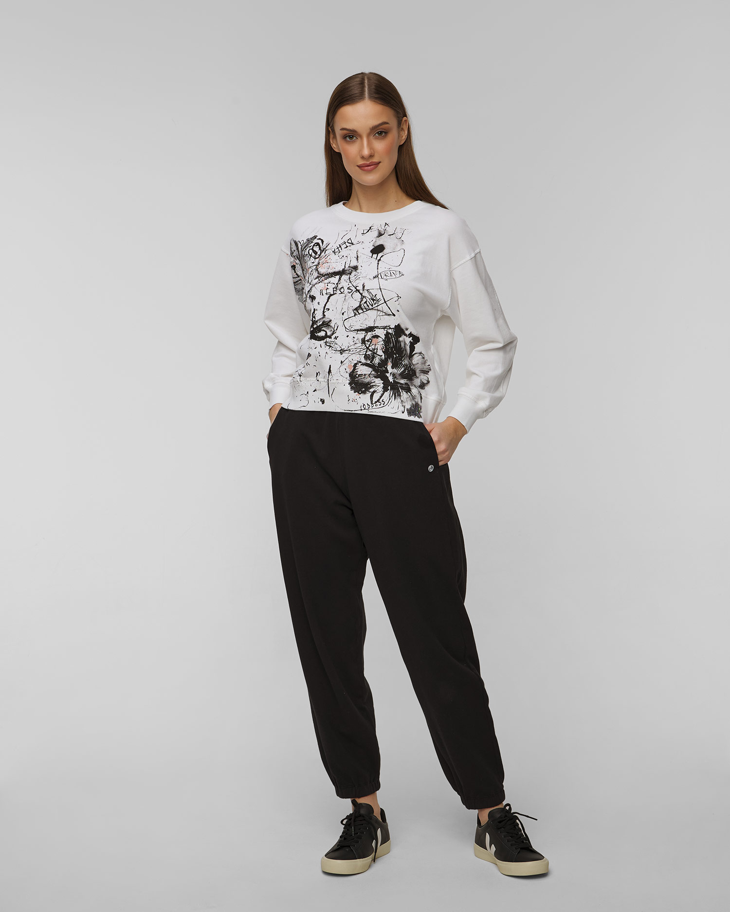 Pantalon noir pour femmes Deha