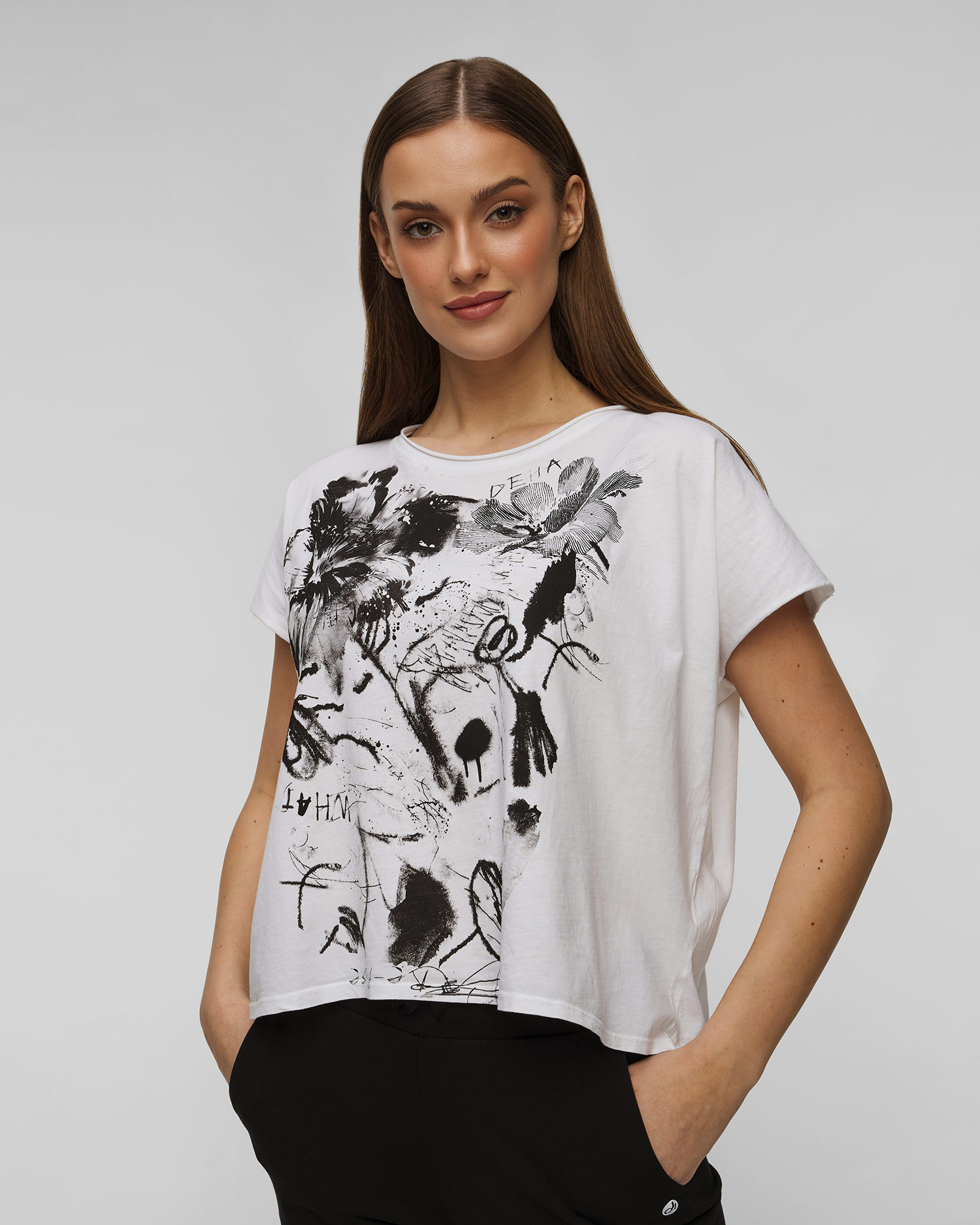 T-shirt imprimé pour femmes Deha