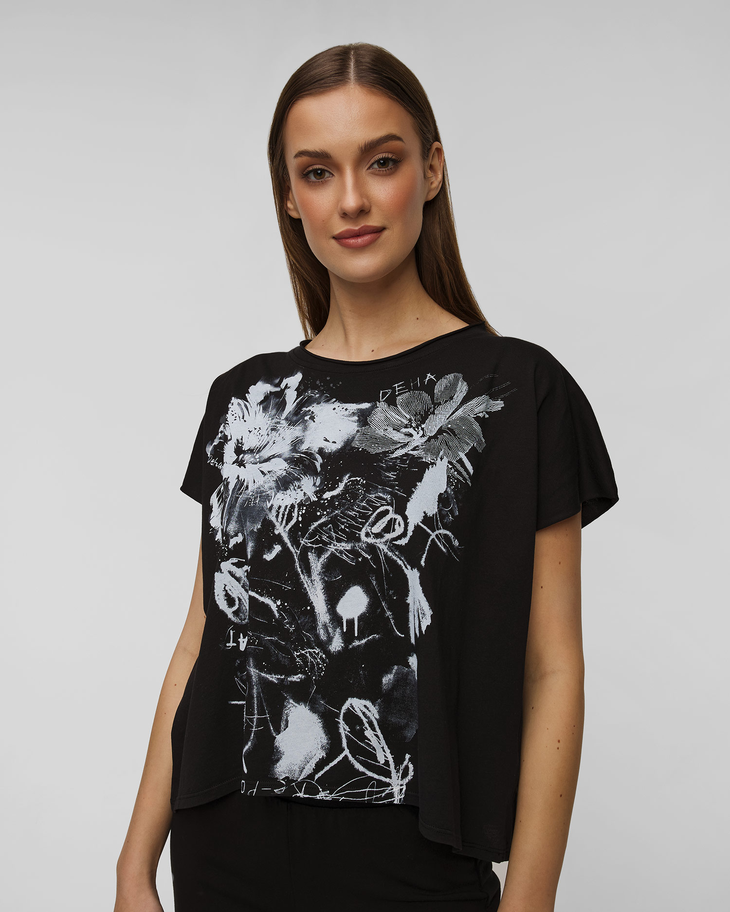 T-shirt imprimé pour femmes Deha