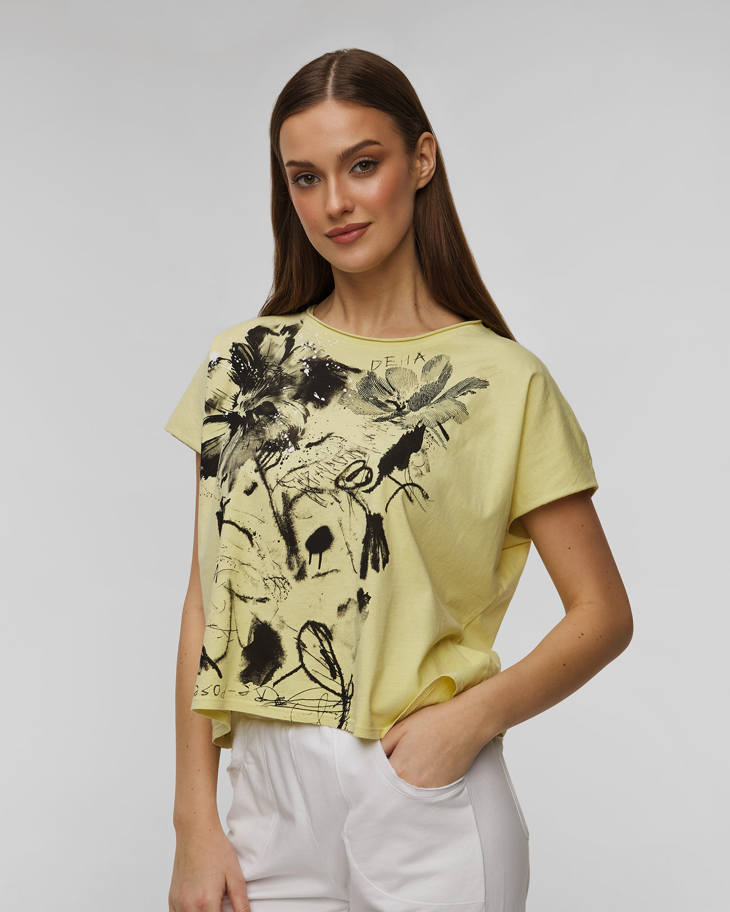 T-shirt imprimé pour femmes Deha