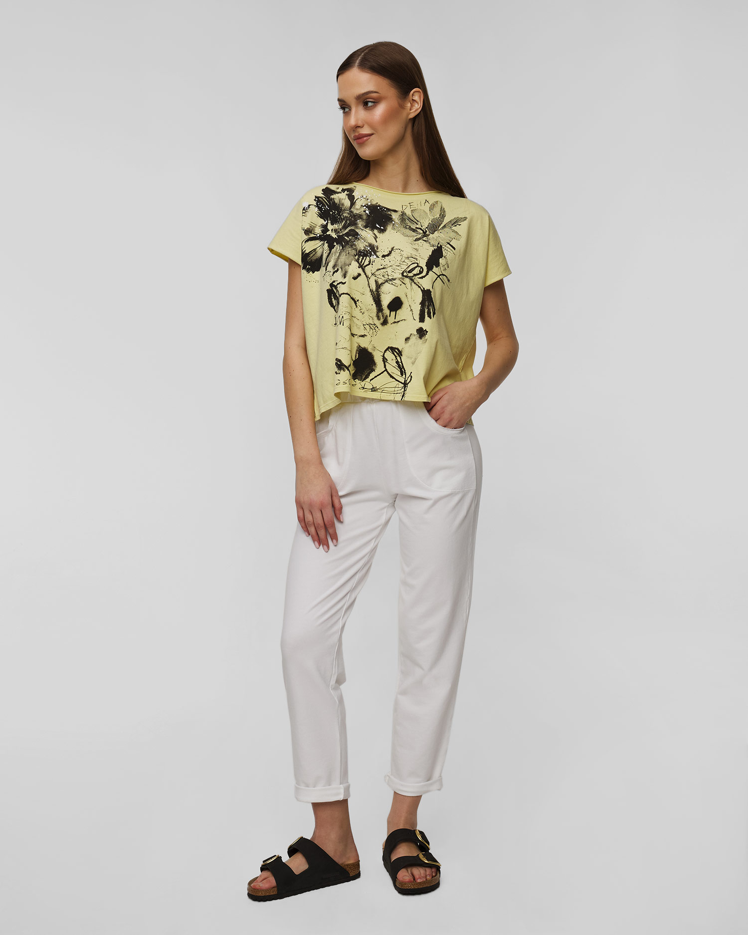 T-shirt imprimé pour femmes Deha