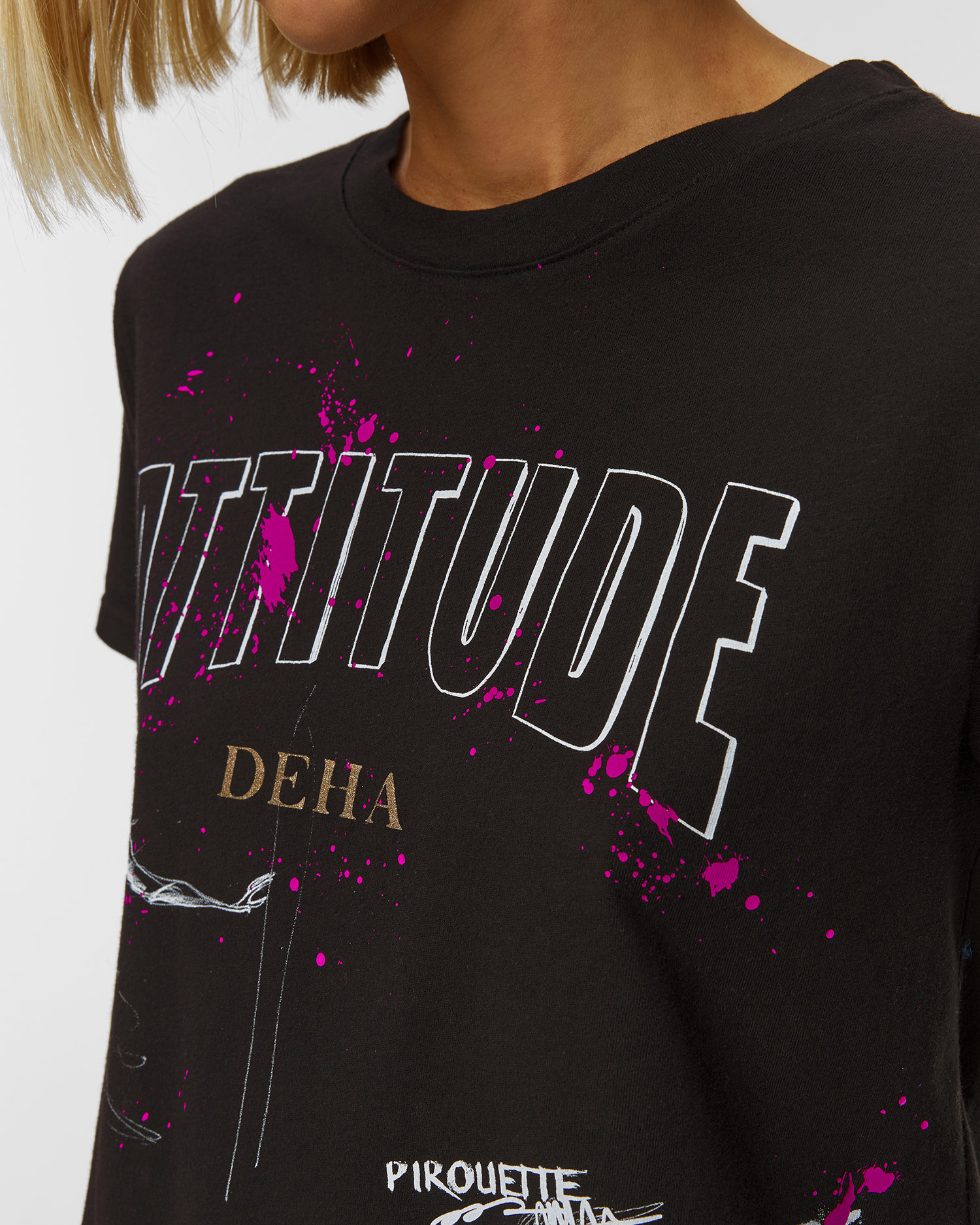 T-shirt damski z printem Deha