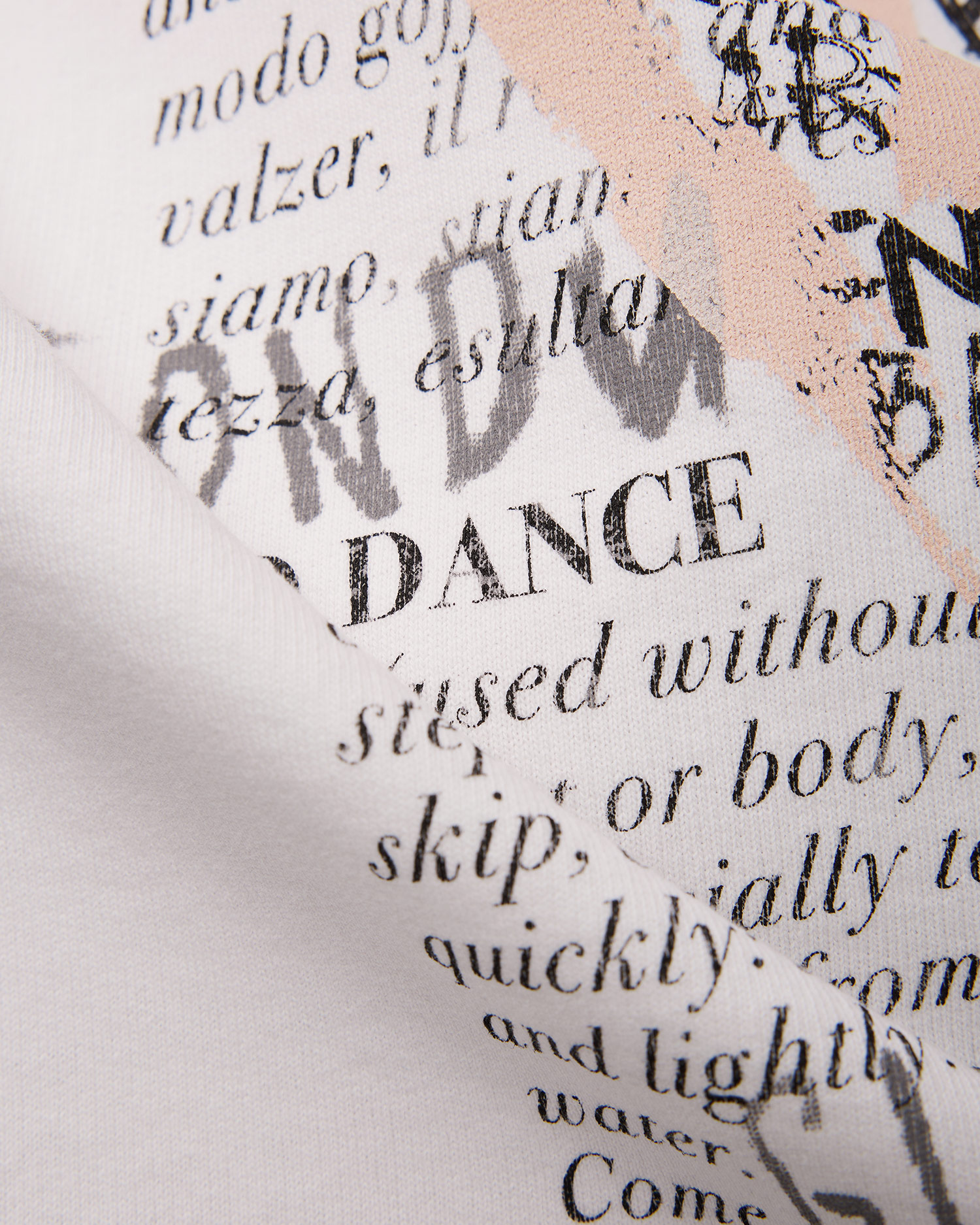 Sweat-shirt blanc pour femmes Deha