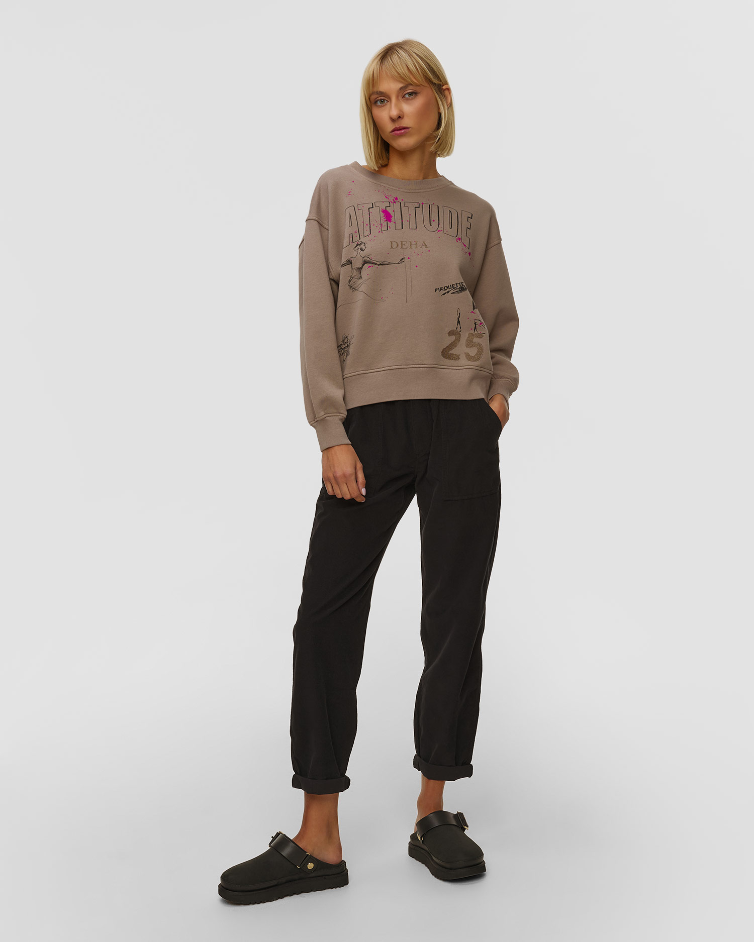 Women's sweatshirt with a print Deha