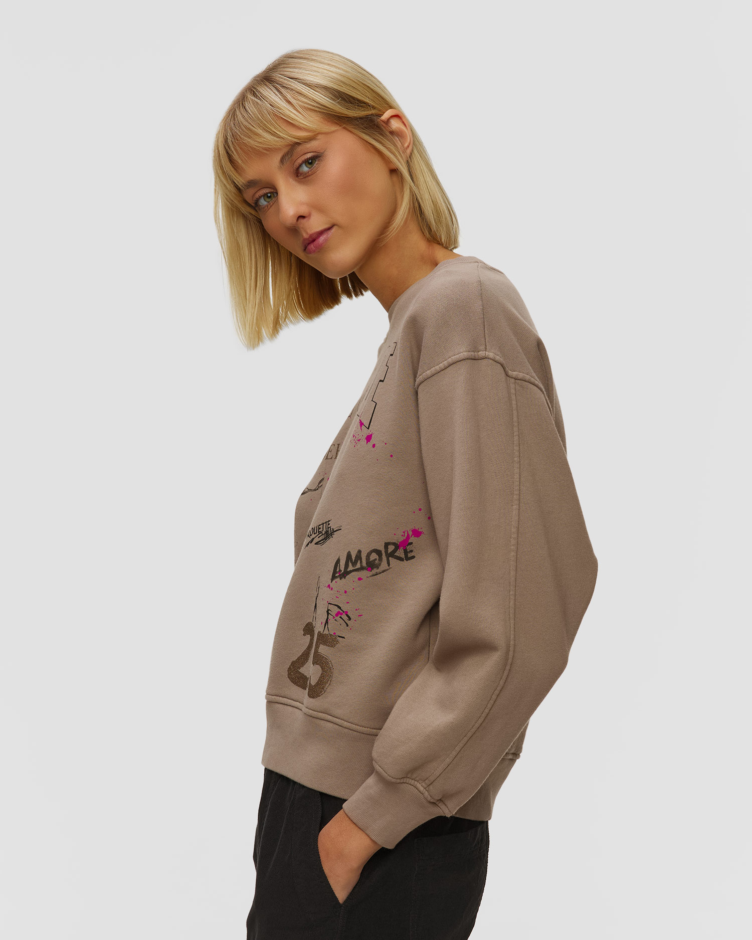 Women's sweatshirt with a print Deha
