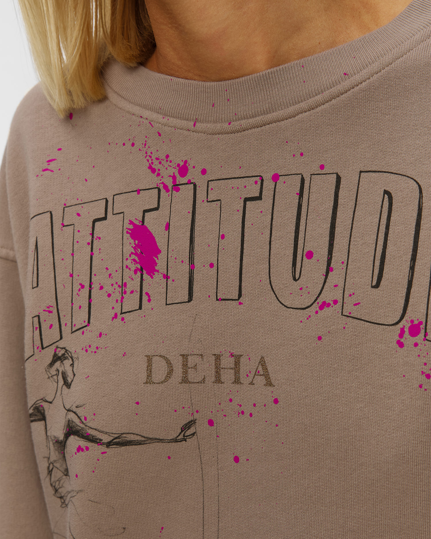 Women's sweatshirt with a print Deha