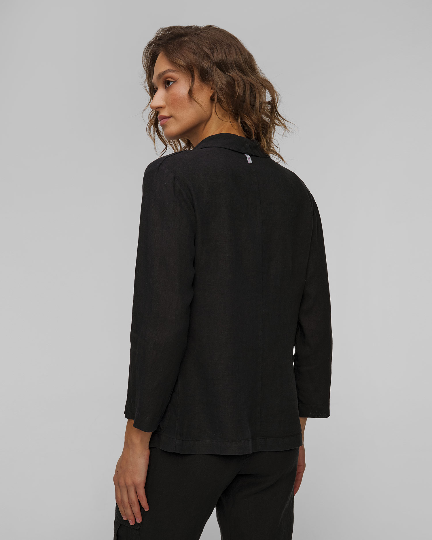 Deha Leinenblazer für Damen in Schwarz