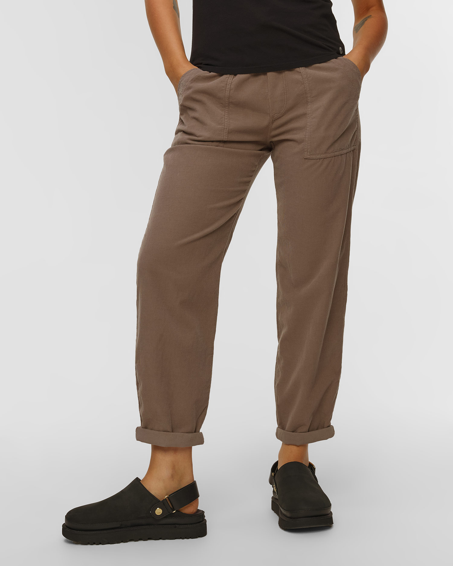 Deha Cordhose für Damen in Braun