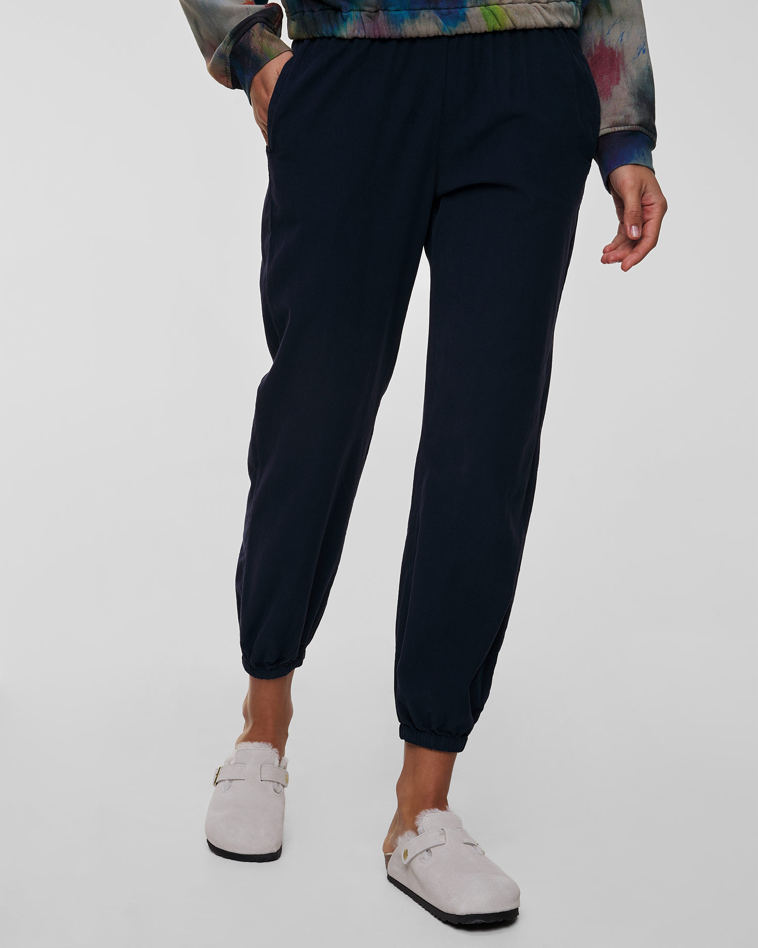 Deha Cordhose für Damen in Marineblau