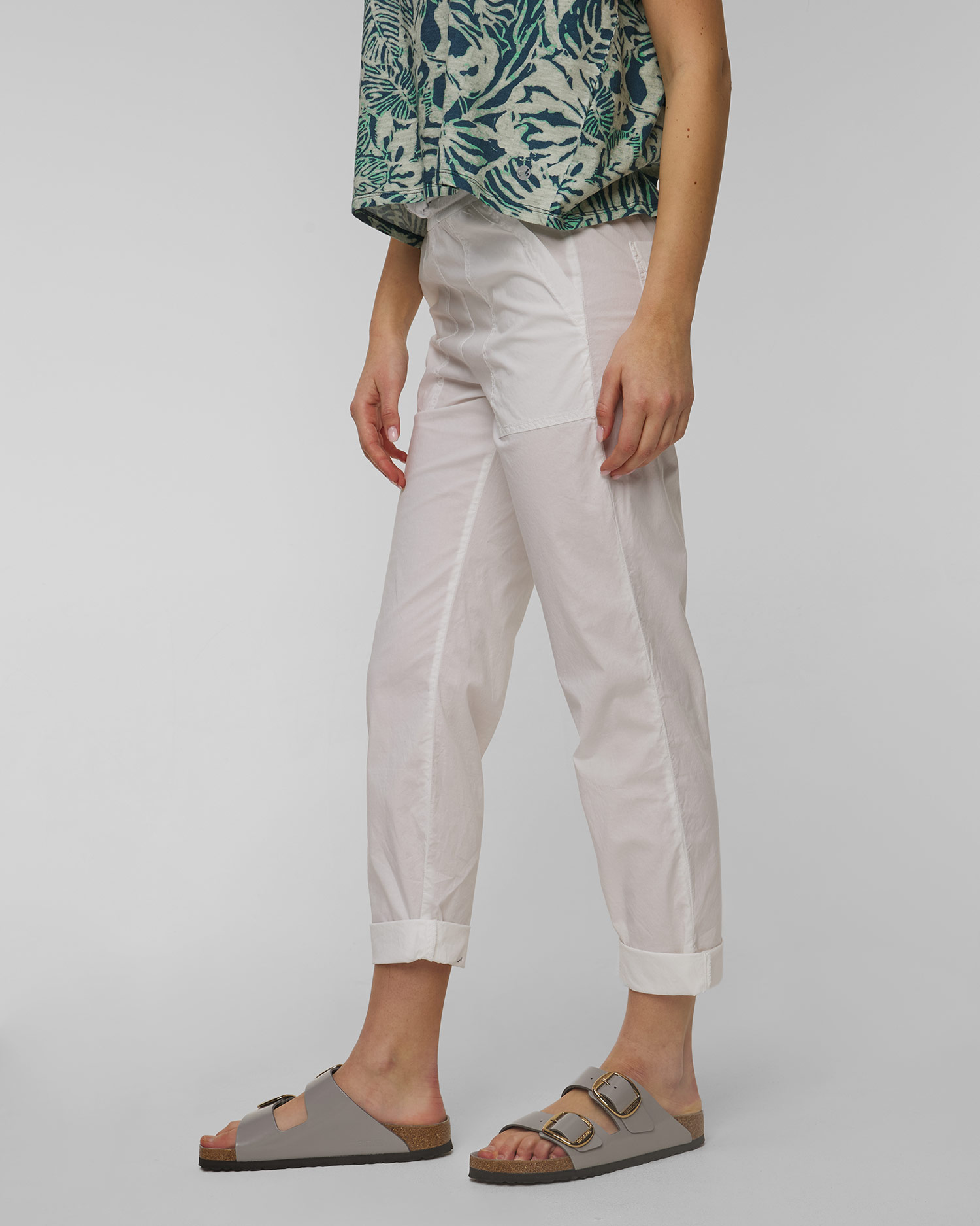Pantalon blanc pour femmes Deha