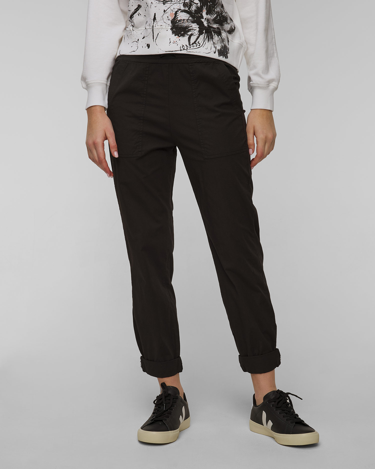 Pantalon noir pour femmes Deha