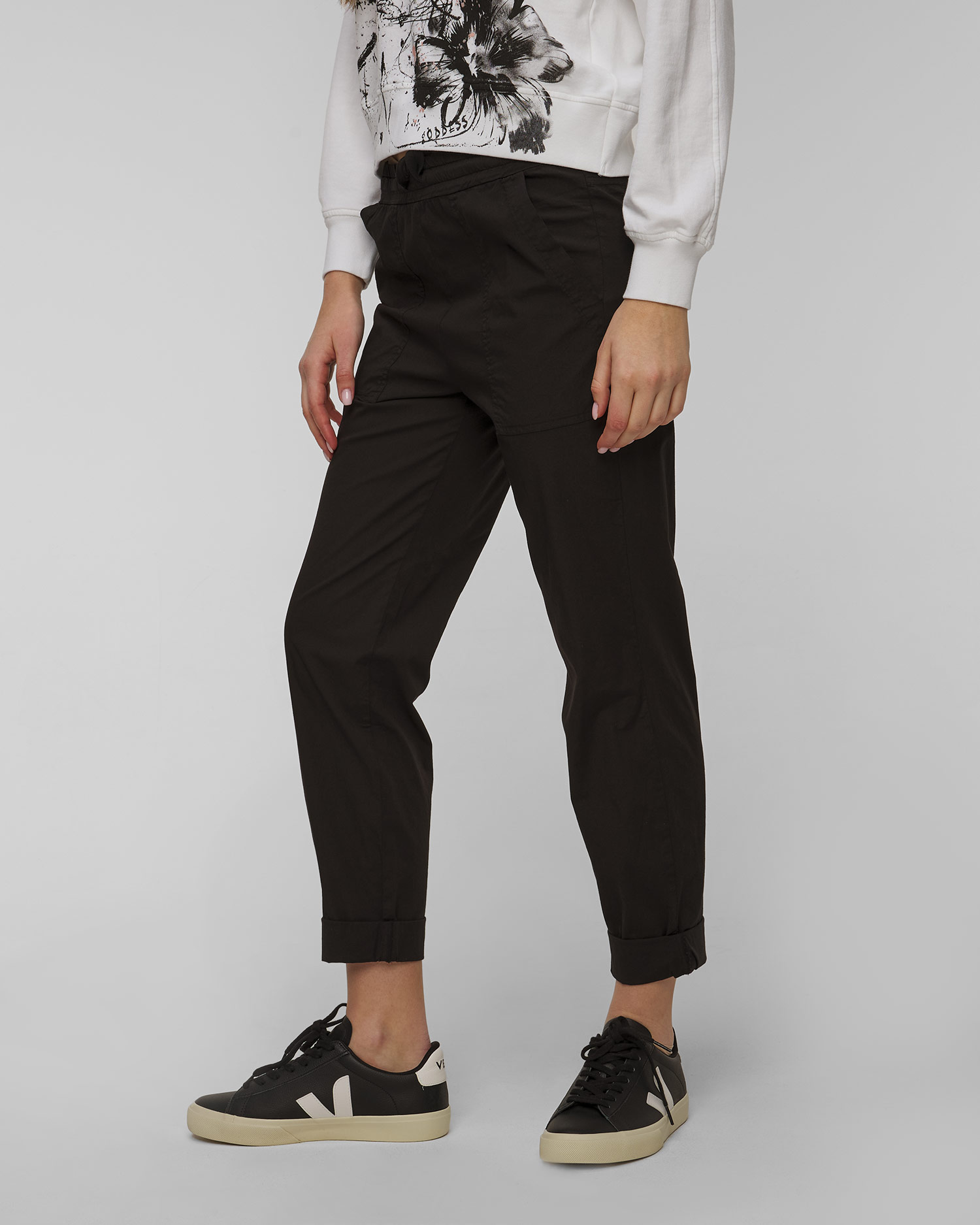 Pantalon noir pour femmes Deha