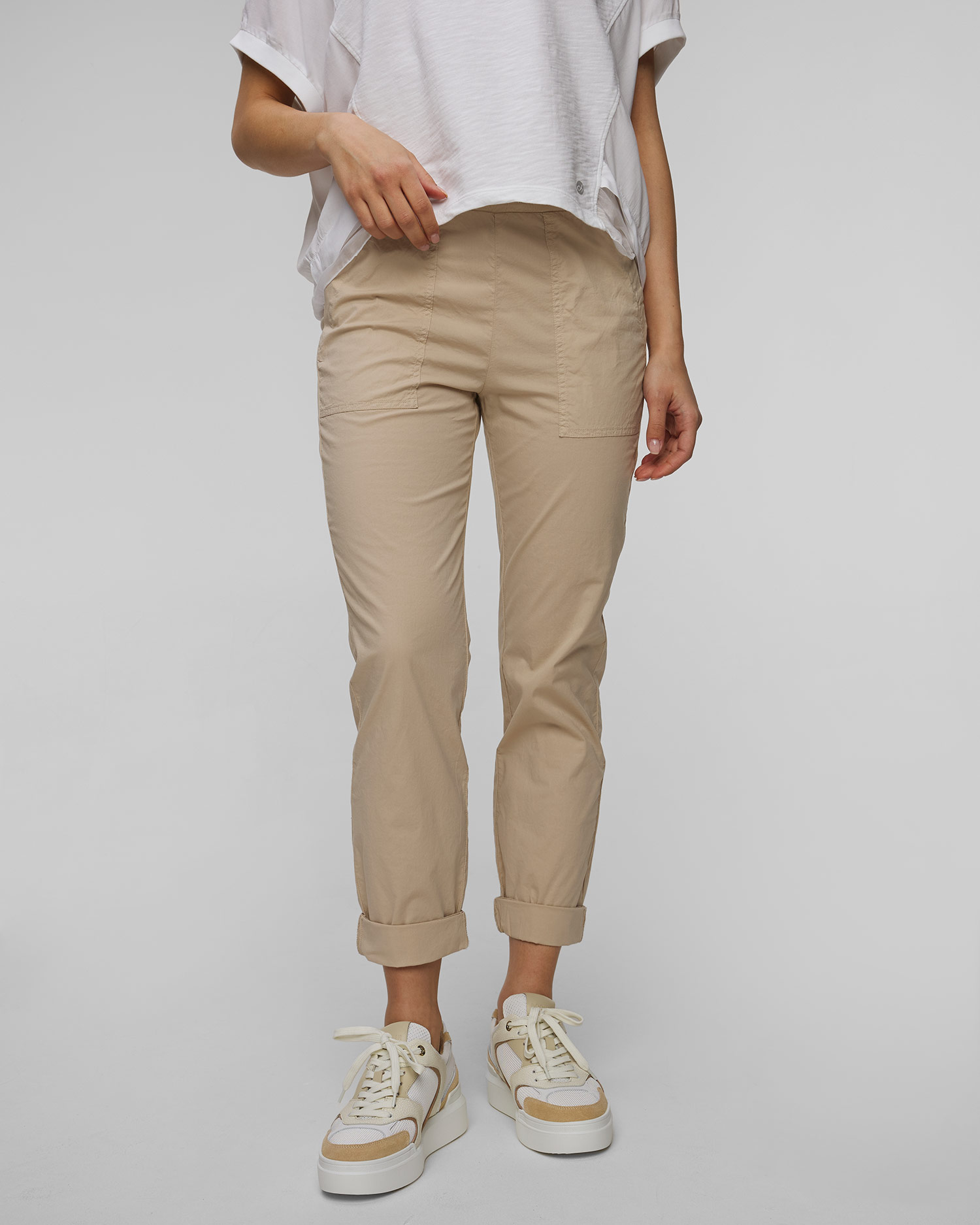 Pantalon beige pour femmes Deha