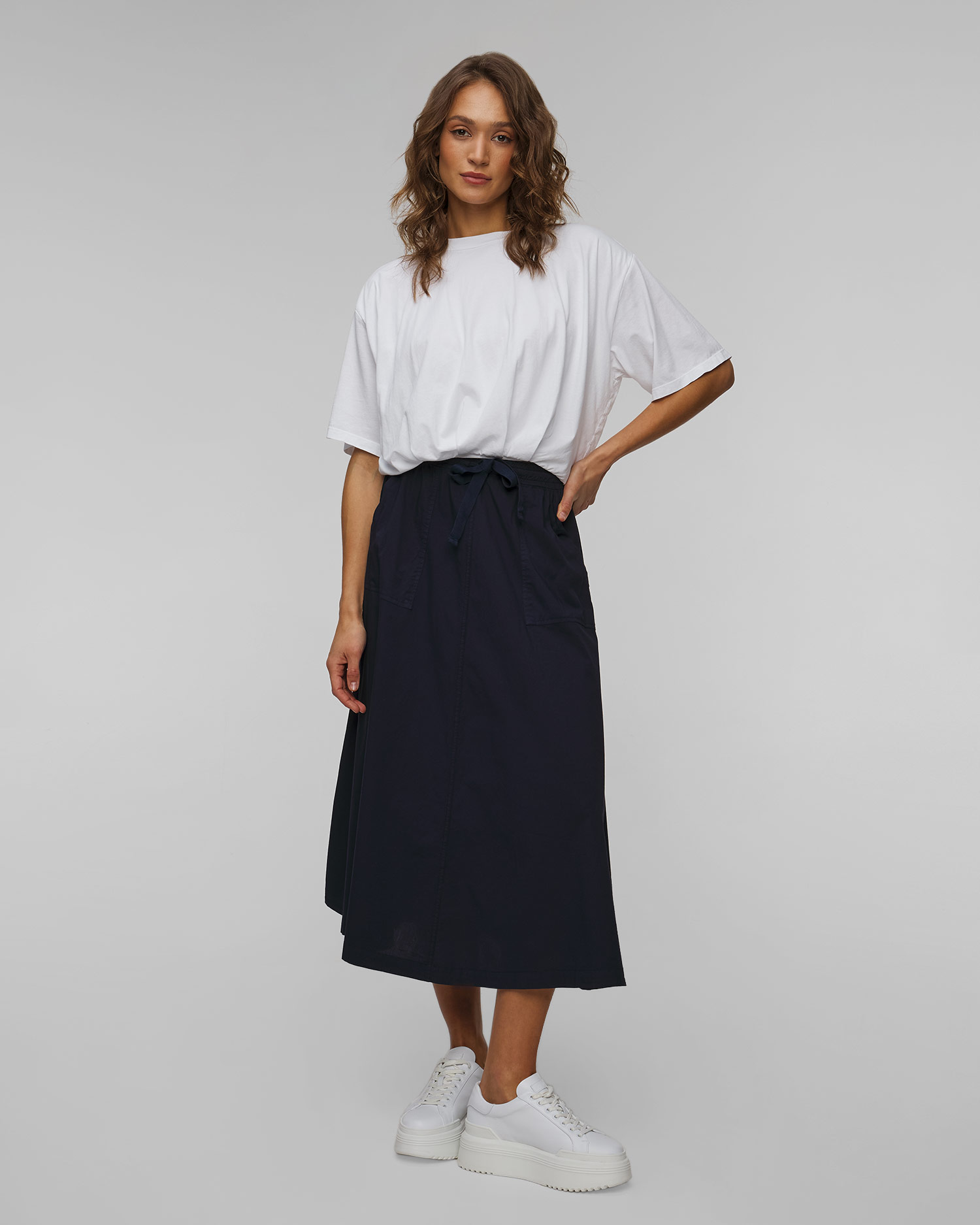 Deha Rock aus Popeline in Marineblau