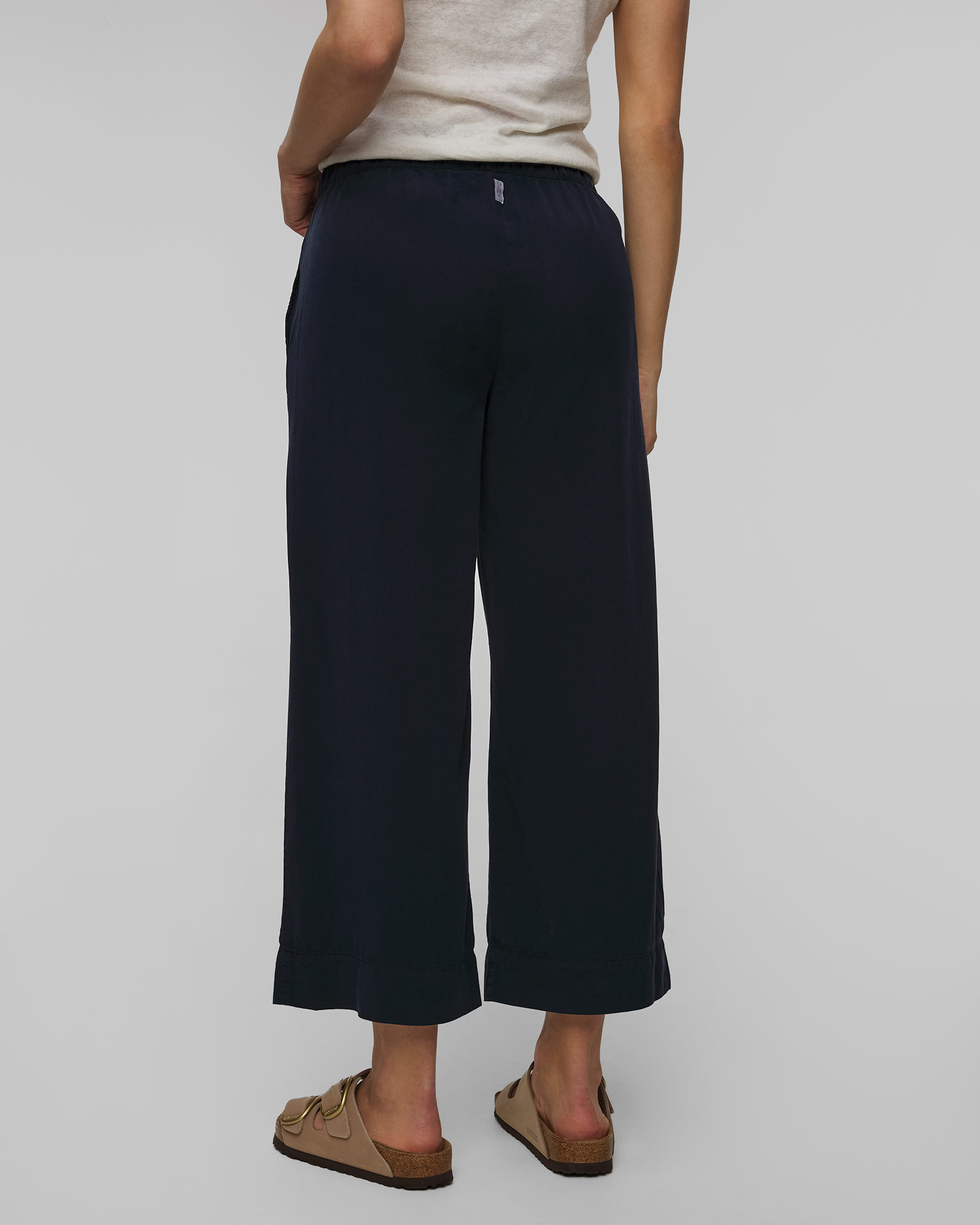 Deha Crop Damenhose aus Lyocell in Marineblau