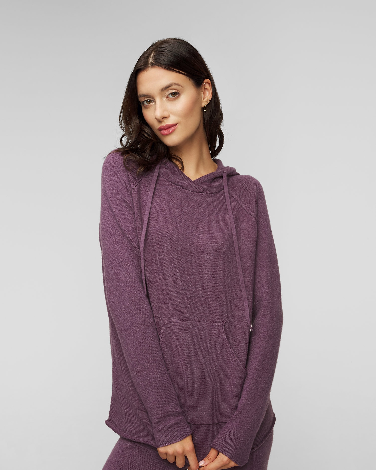 Dámsky sveter s kapucňou Deha