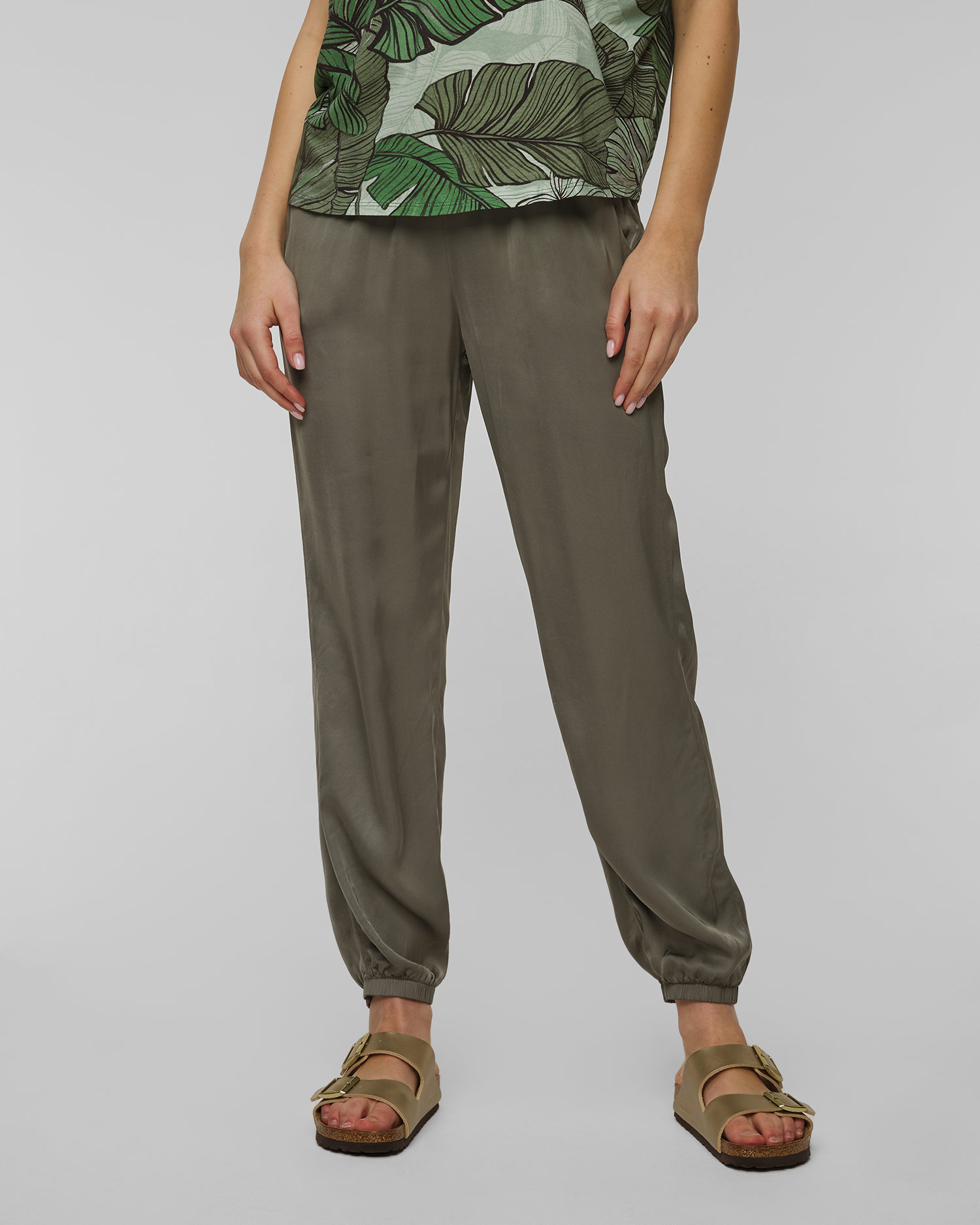 Pantaloni in viscosa satinata da donna Deha