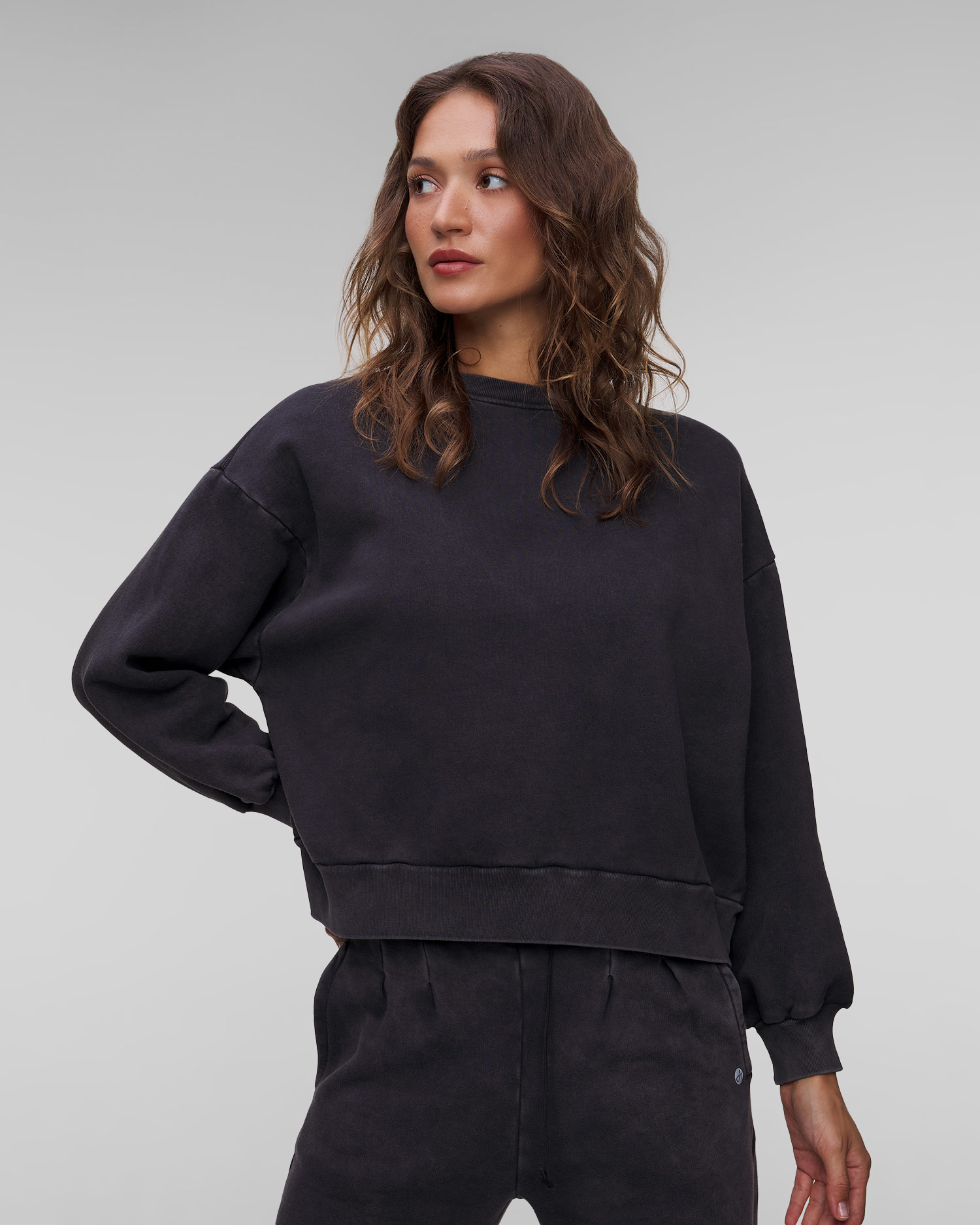 Women's black sweatshirt Deha