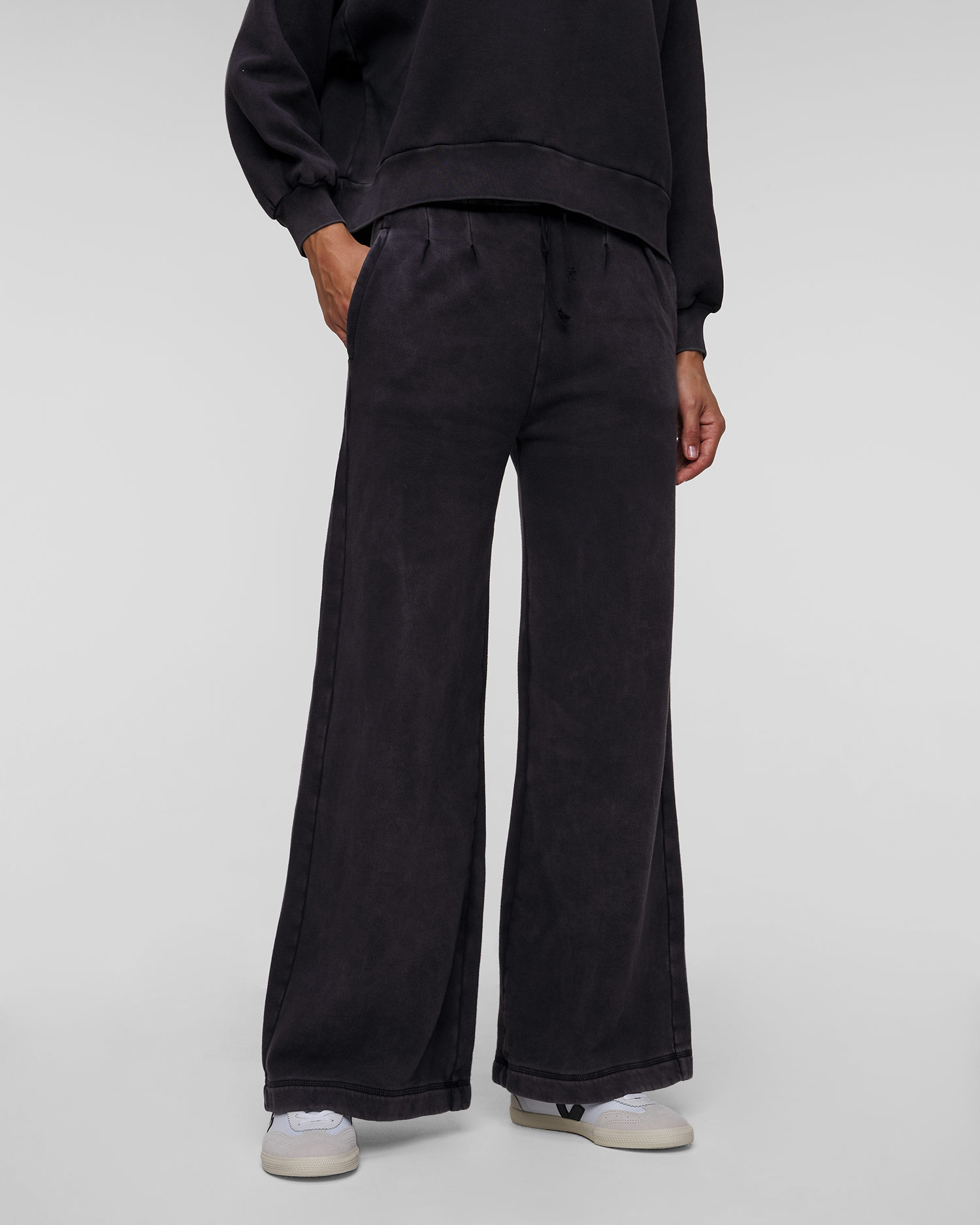 Women’s black palazzo sweatpants Deha