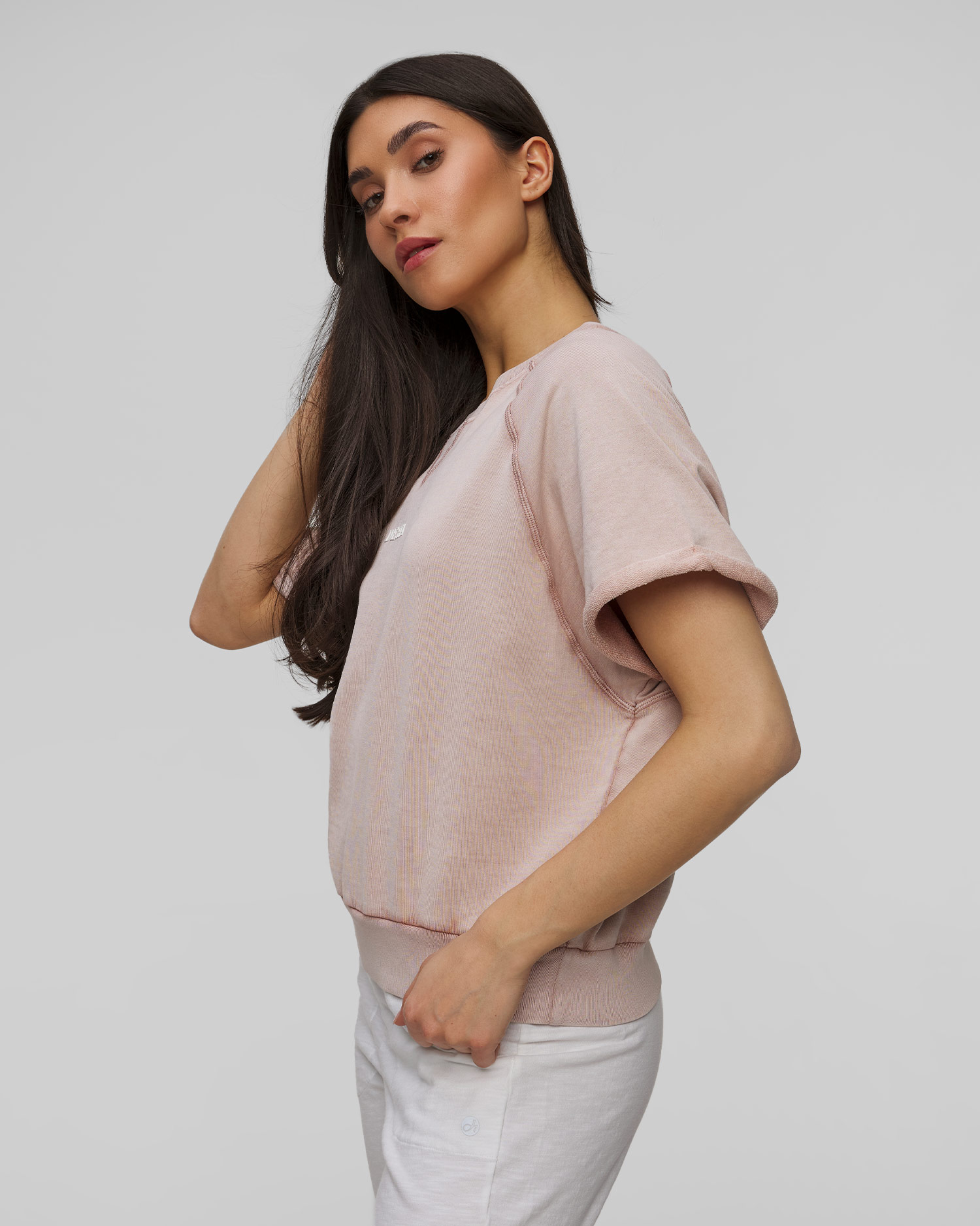 Sweat-shirt à manches courtes pour femmes Deha