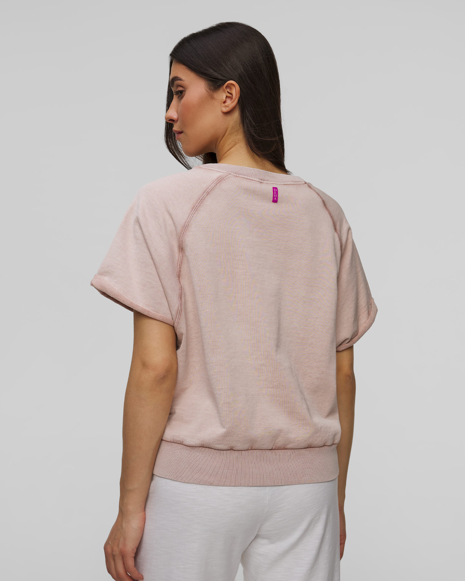 Sweat-shirt à manches courtes pour femmes Deha