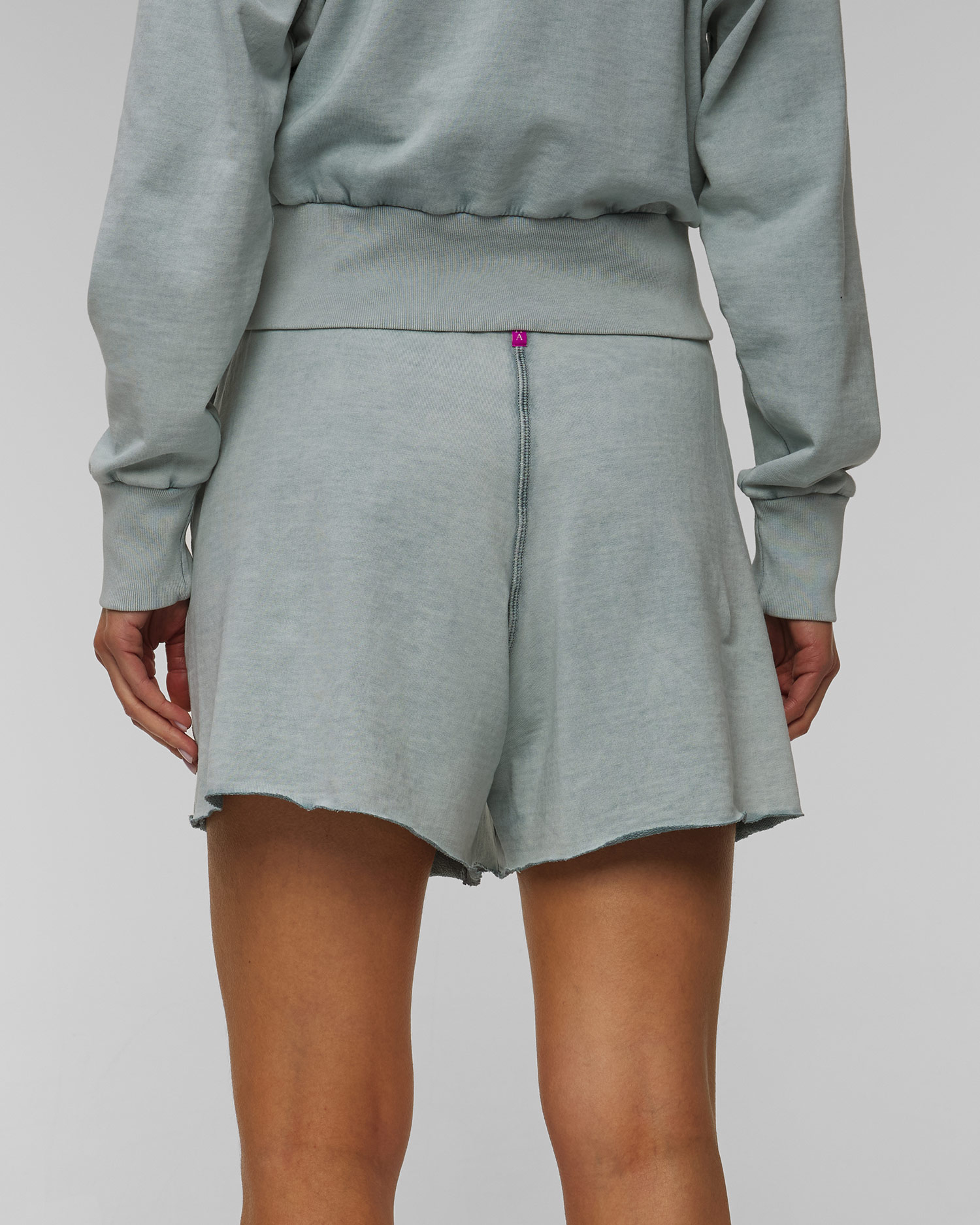 Světle modré dámské teplákové šortky Deha