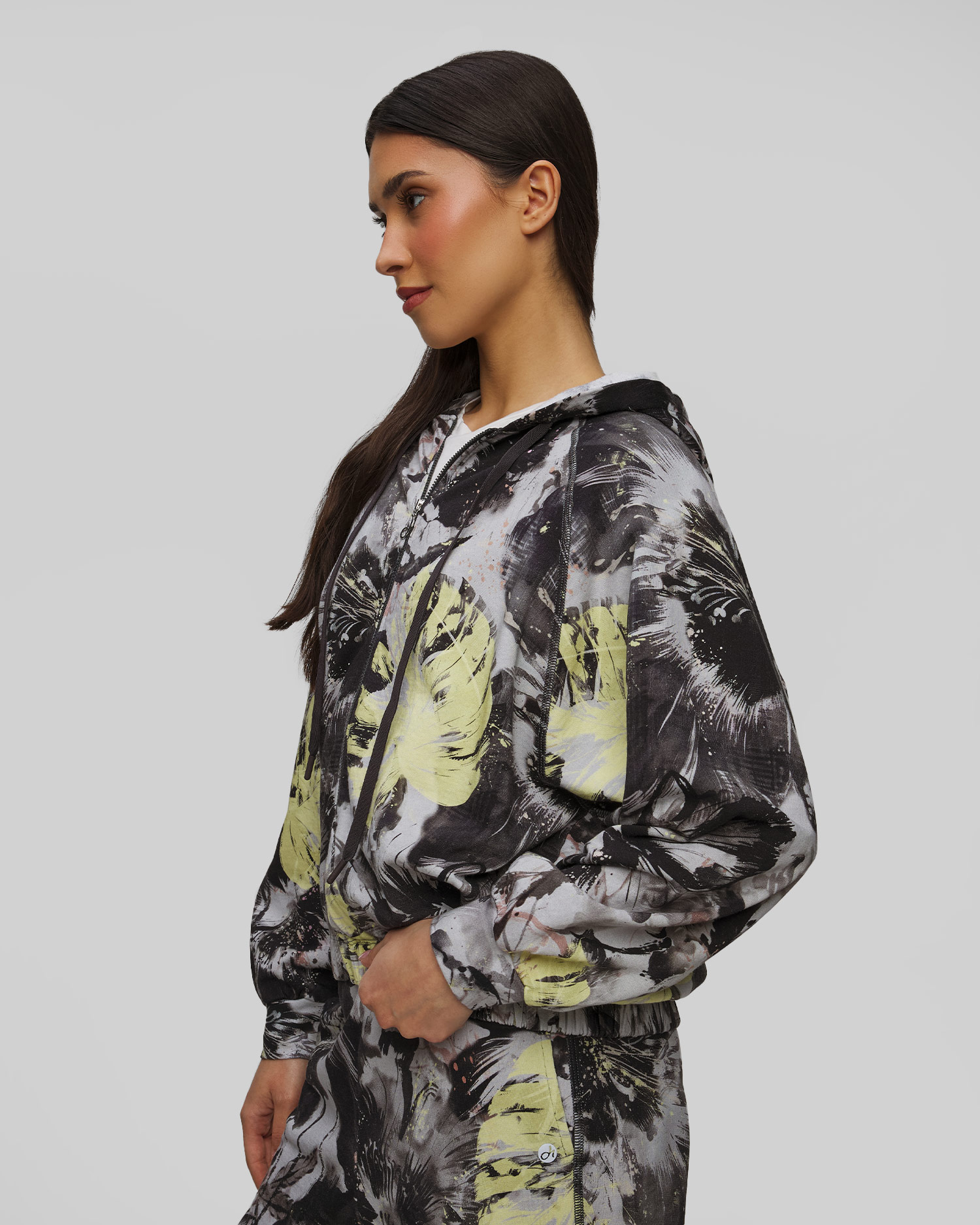 Sweat-shirt à capuche zippé pour femmes Deha