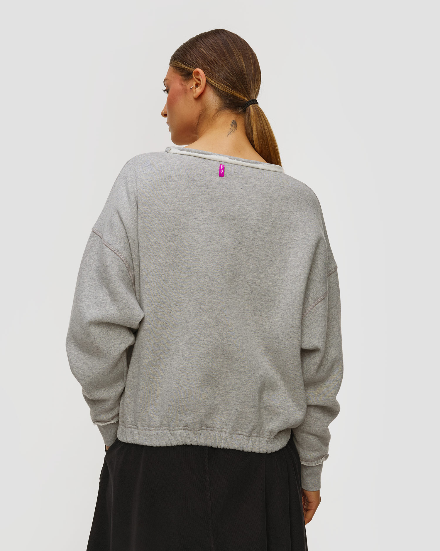 Women's grey sweatshirt Deha