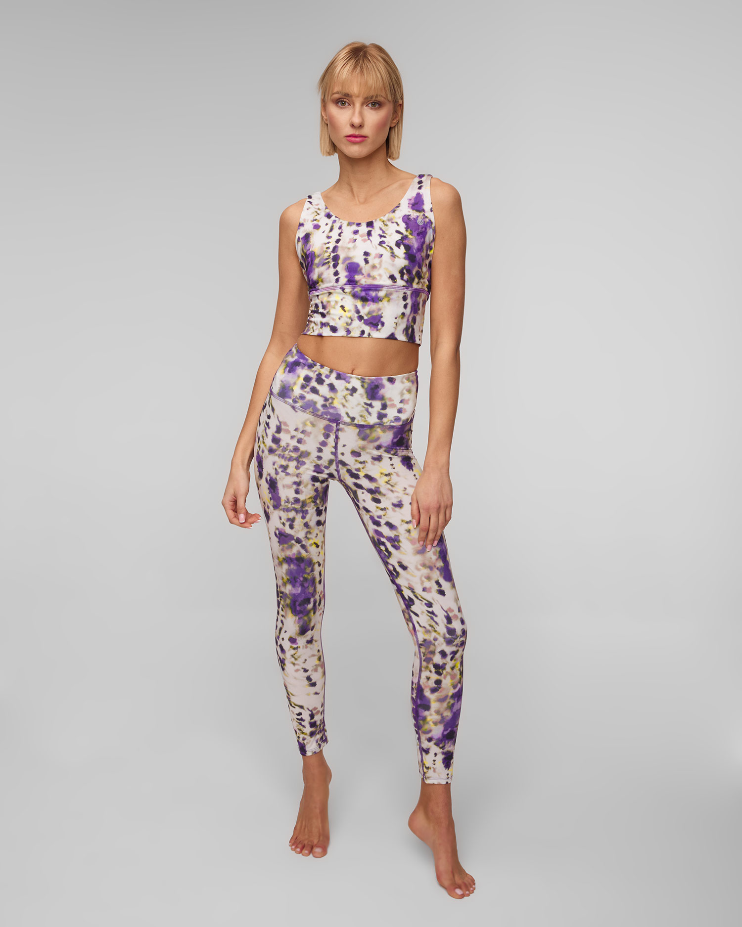 Colanți cu imprimeu pentru femei Deha