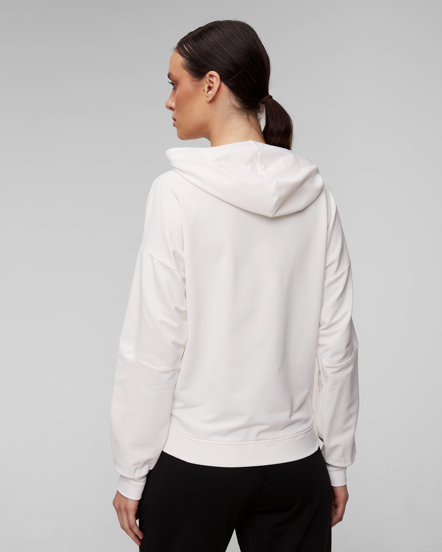 Sweat-shirt blanc pour femmes Deha