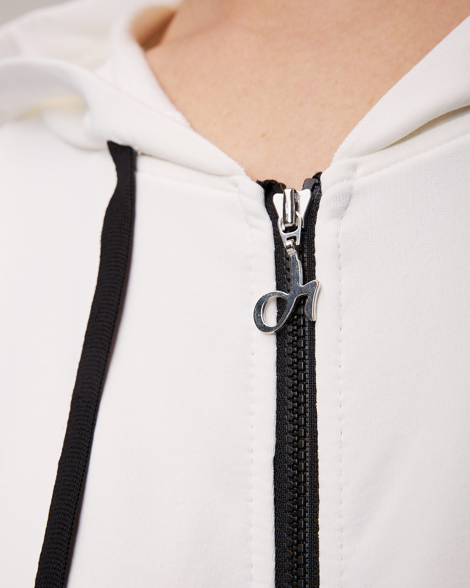 Sweat-shirt blanc pour femmes Deha
