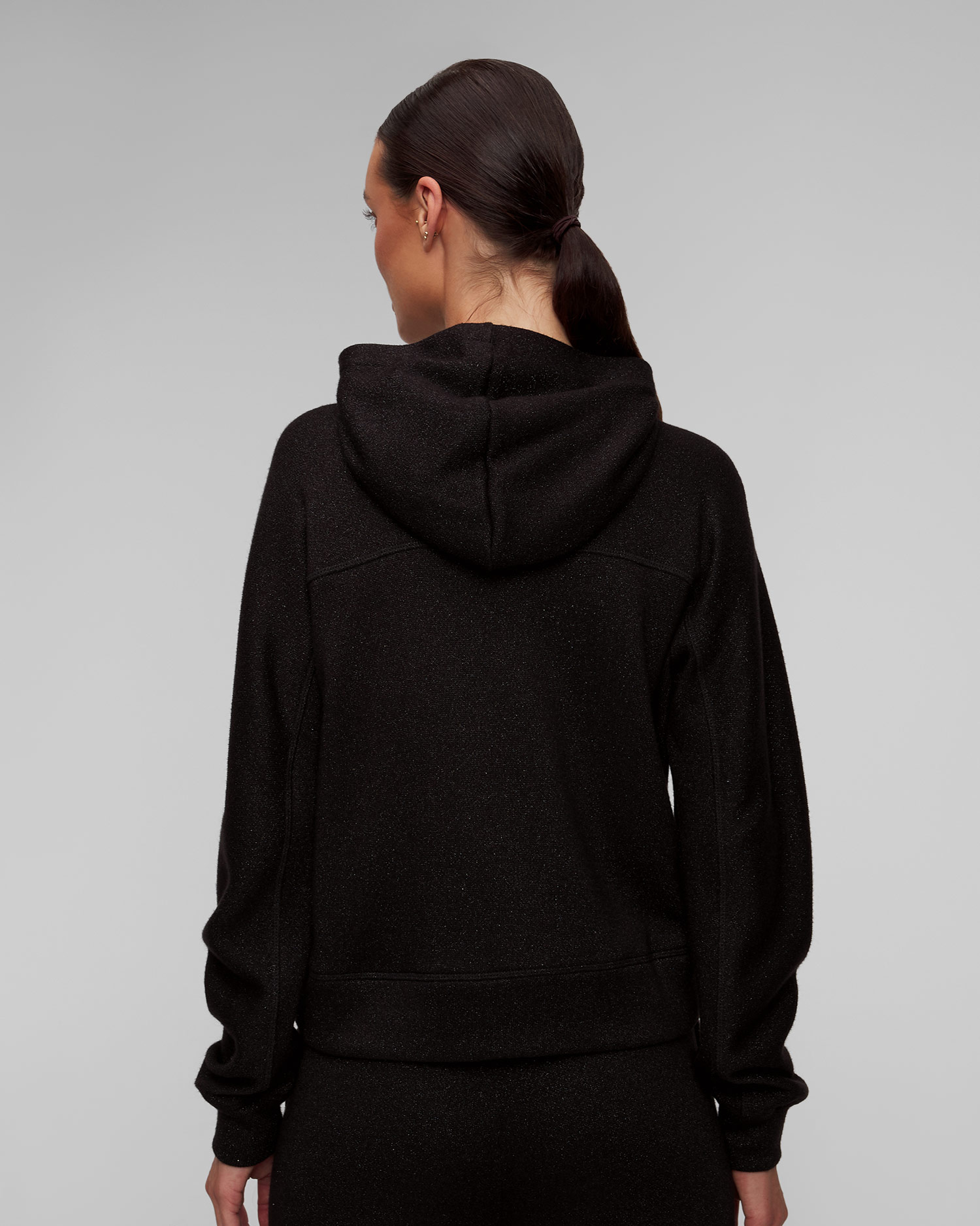 Women's grey knitted sweatshirt Deha