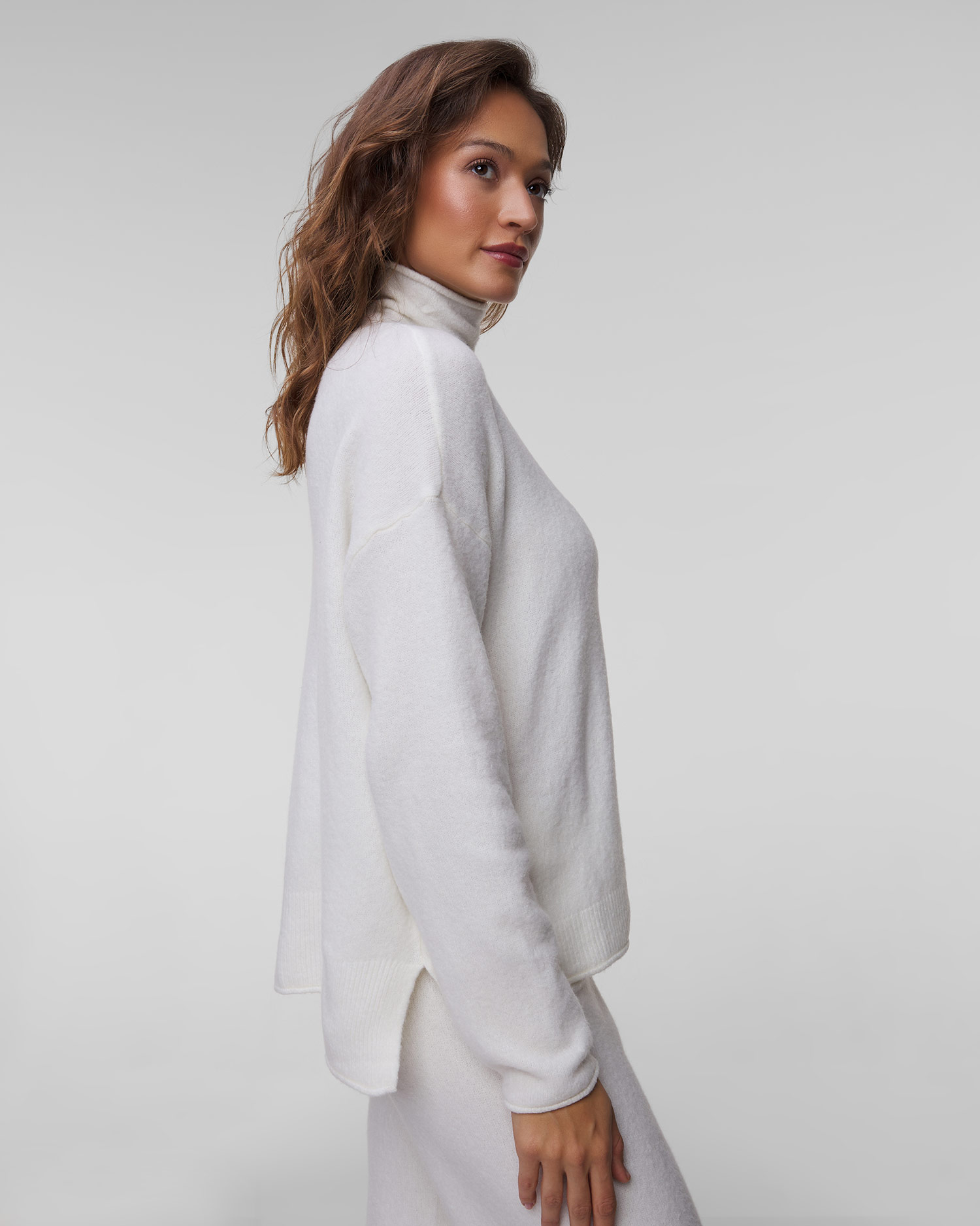 Deha Rollkragenpullover für Damen in Weiß