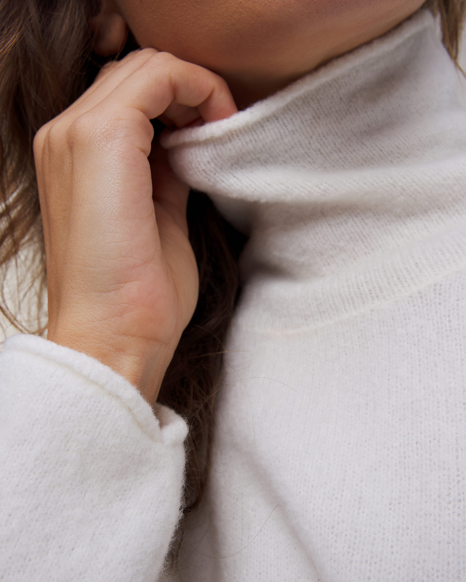 Deha Rollkragenpullover für Damen in Weiß