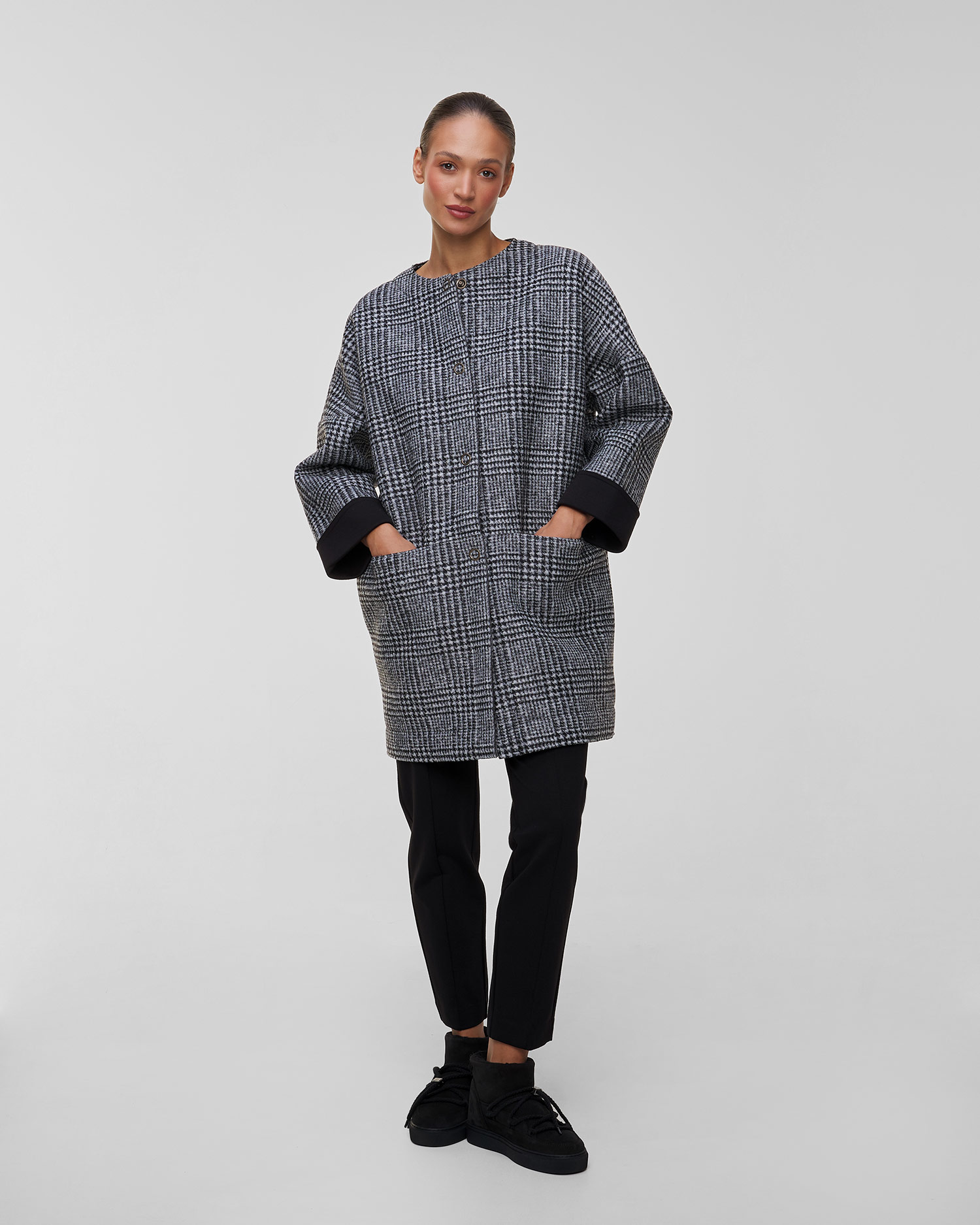 Cappotto con lana da donna Deha