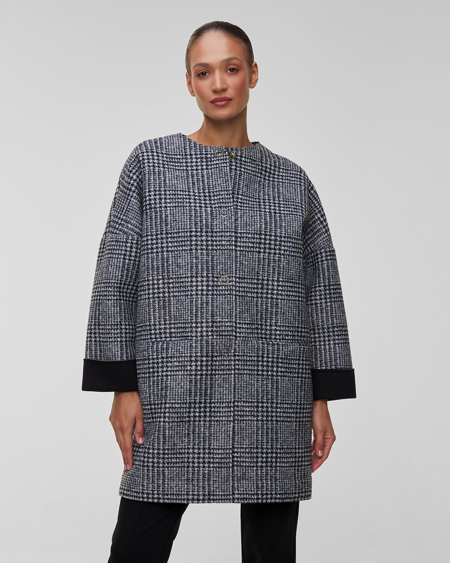 Cappotto con lana da donna Deha
