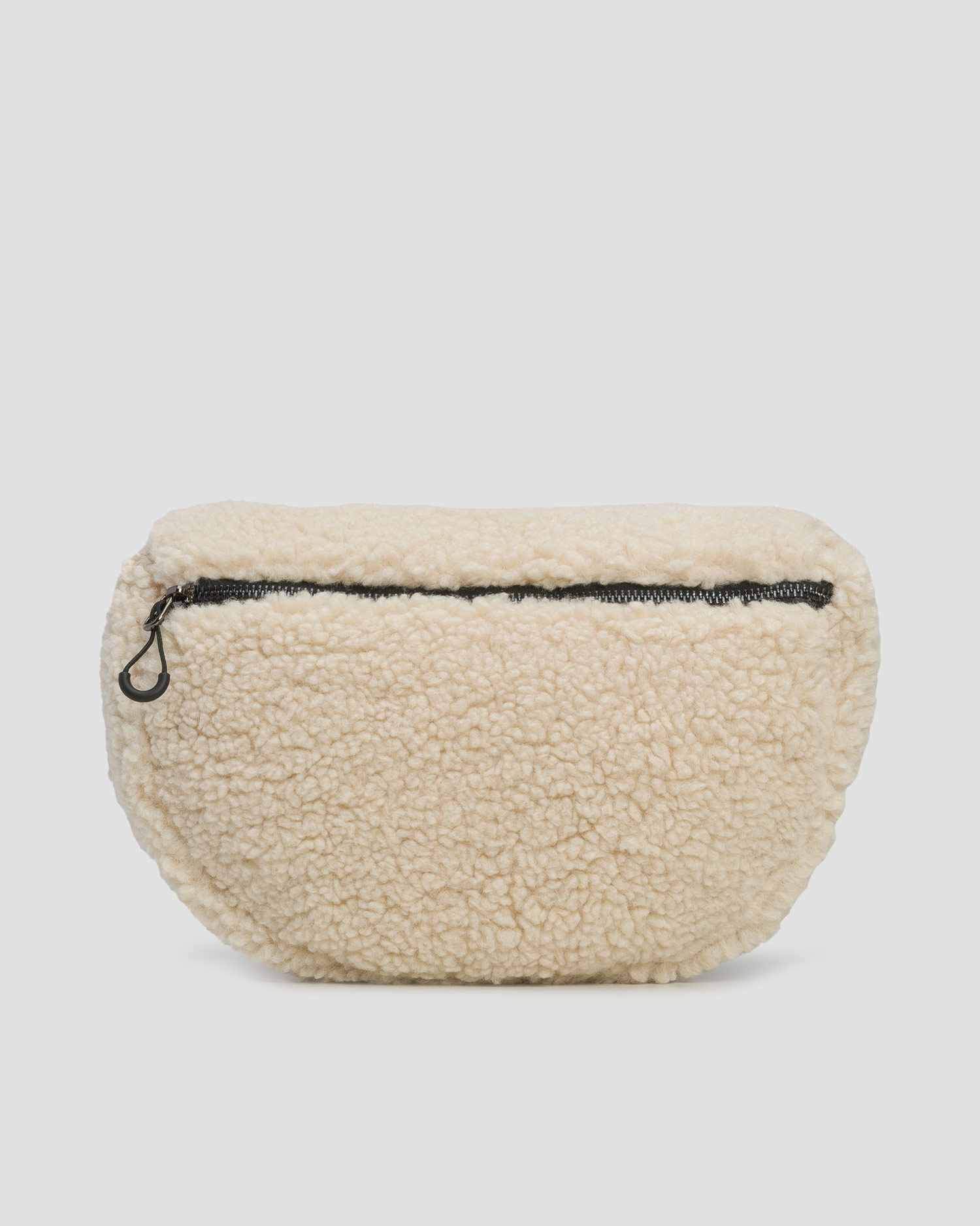 Women’s plush bum bag Deha beige