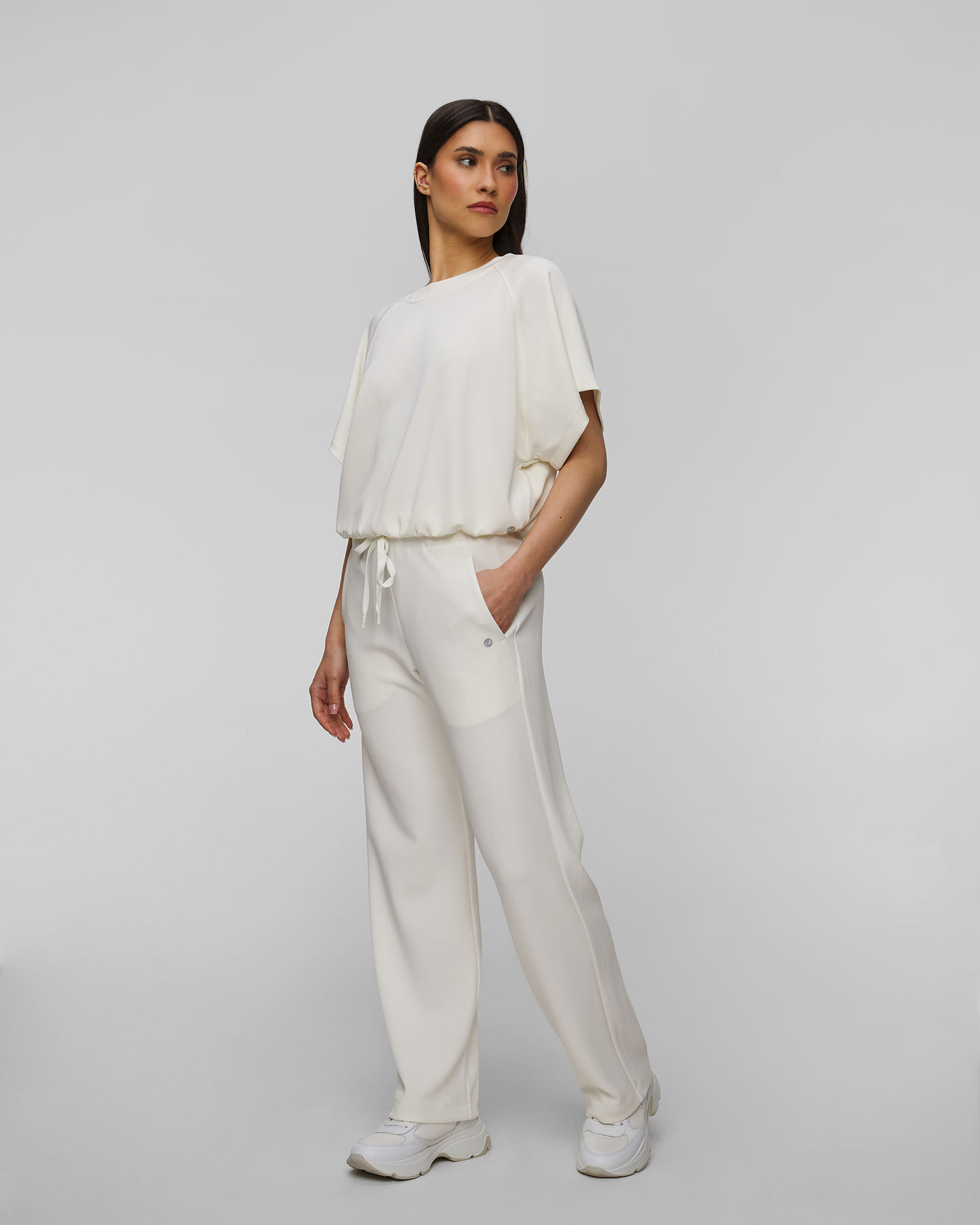 Deha Damen-Jogginghose aus Modal in Weiß