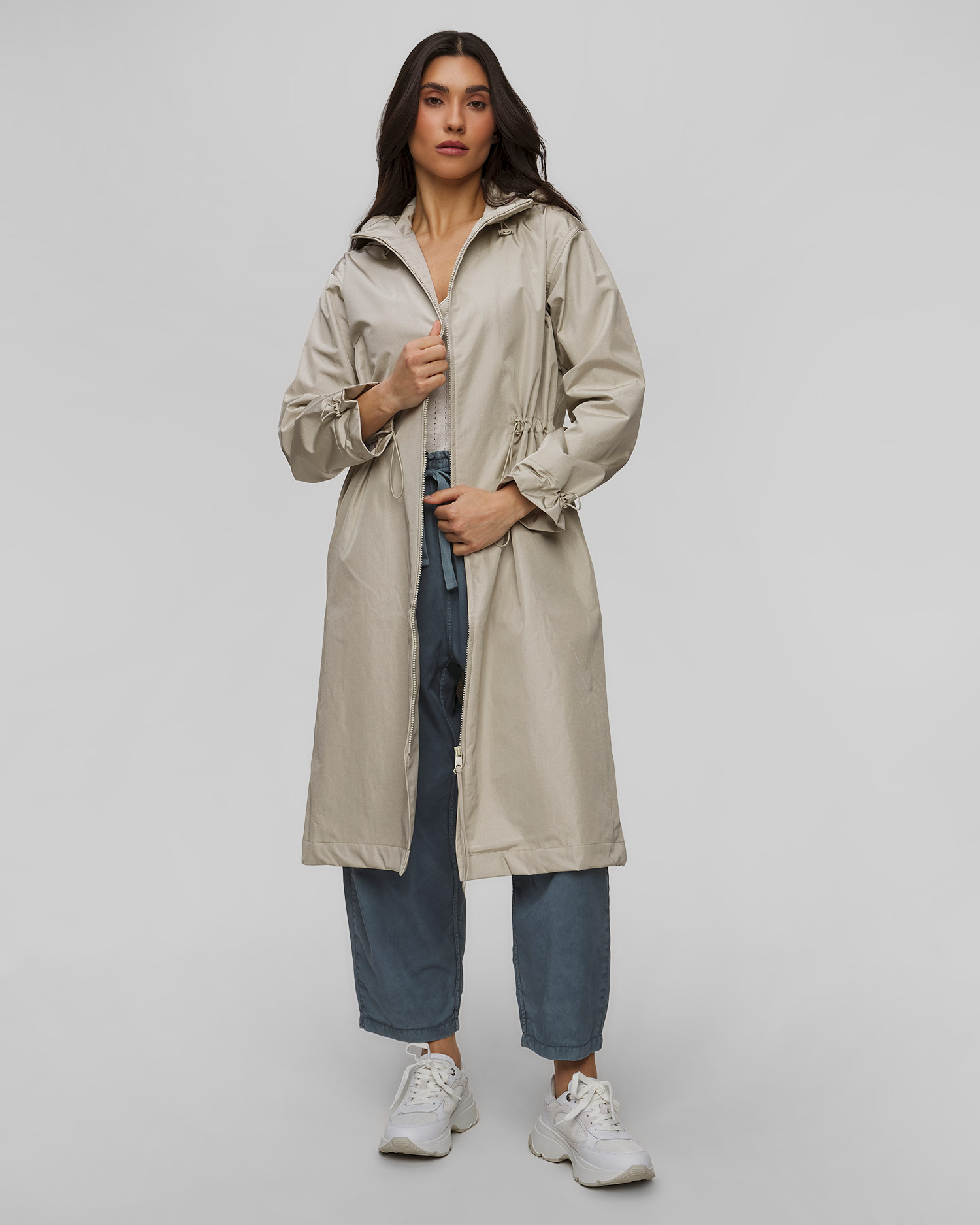 Parka beige pour femmes Deha