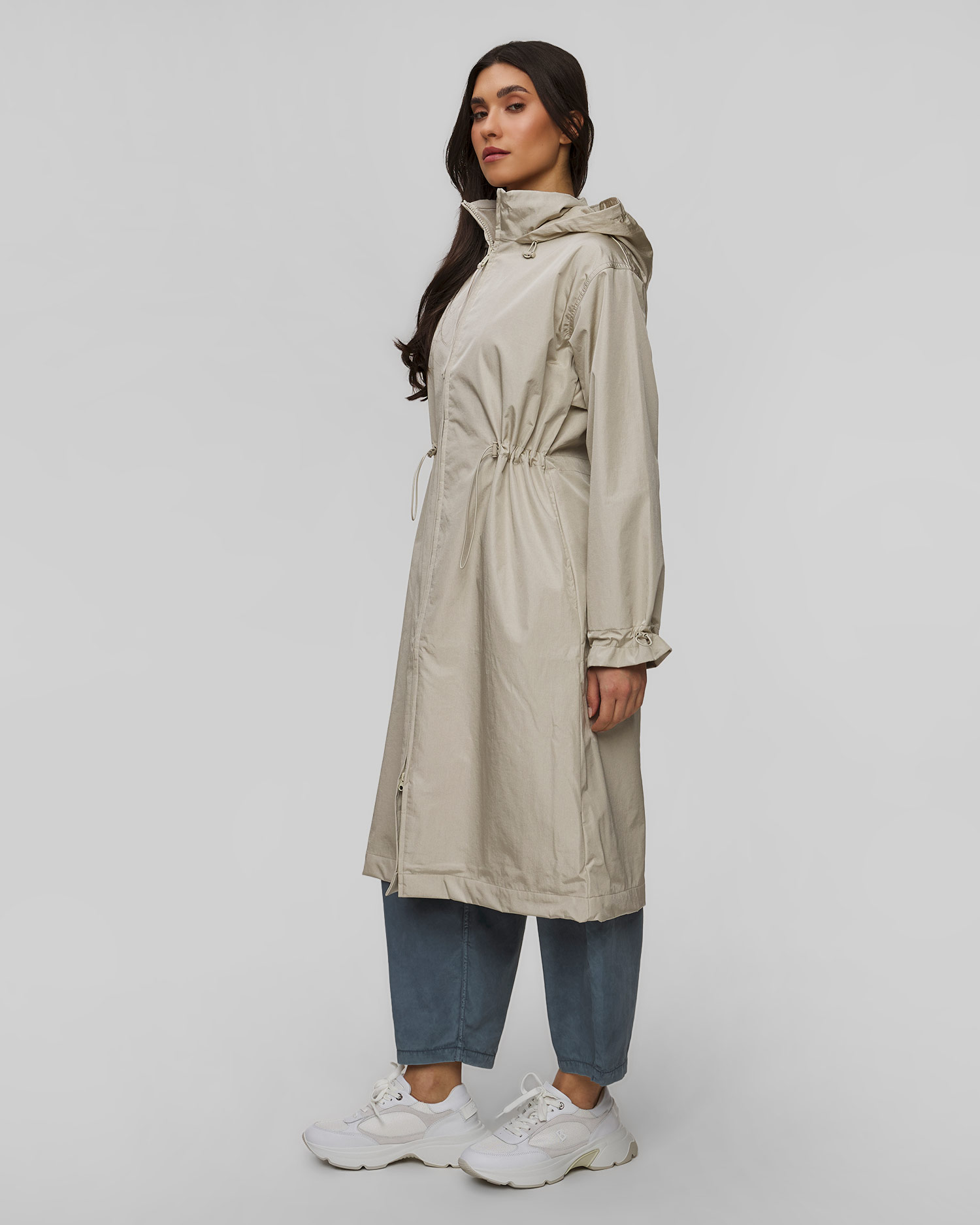 Parka beige pour femmes Deha