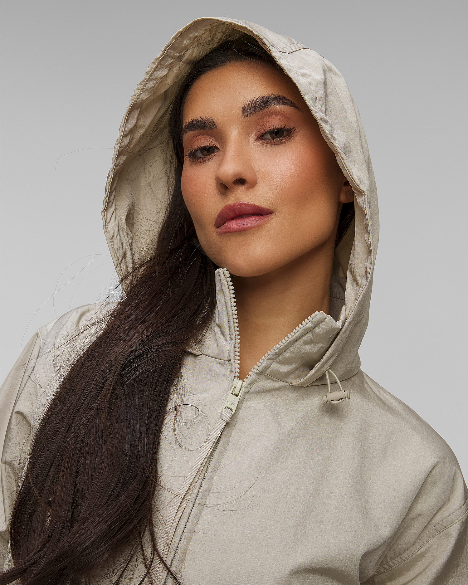 Parka beige pour femmes Deha