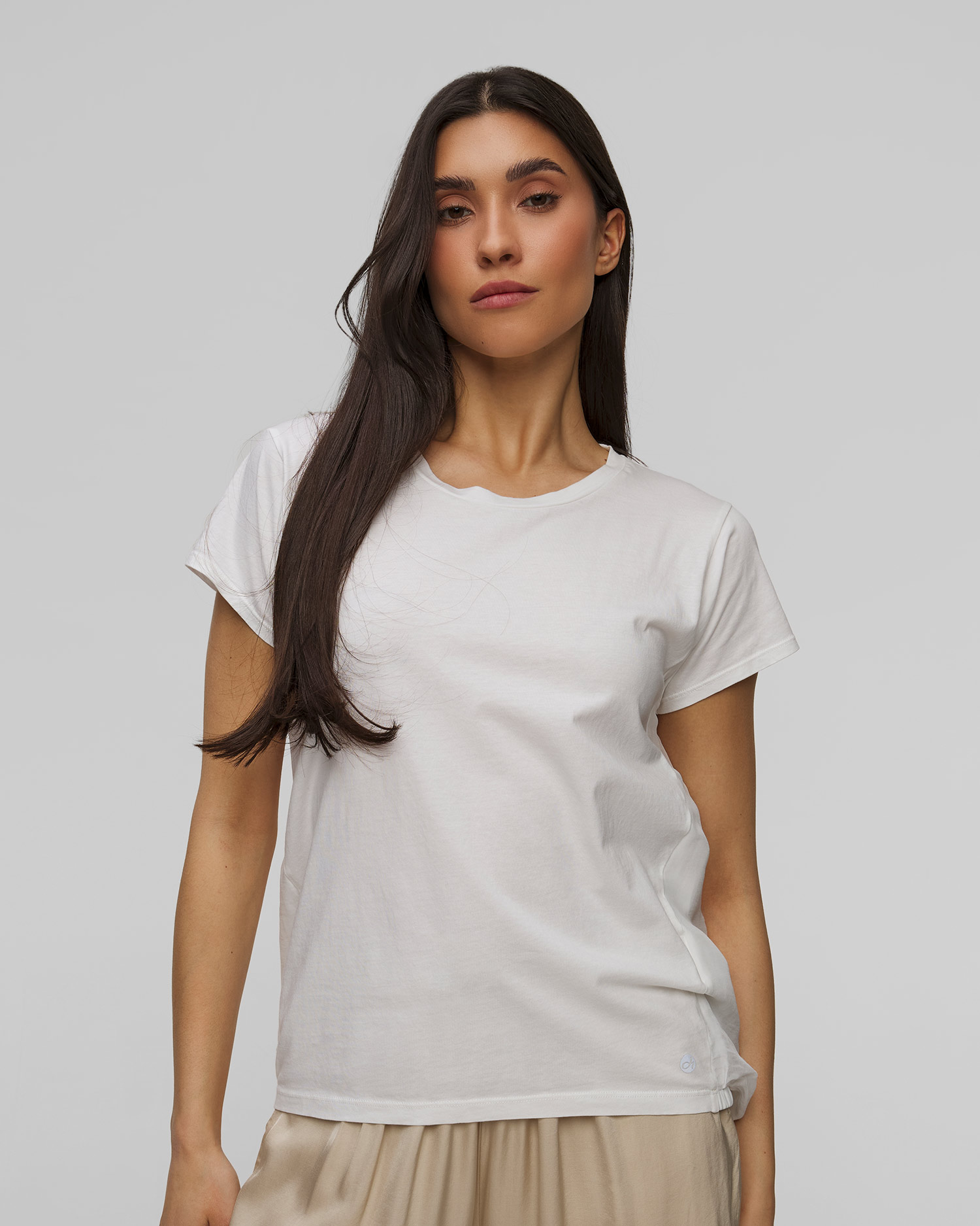 Biały T-shirt damski Deha