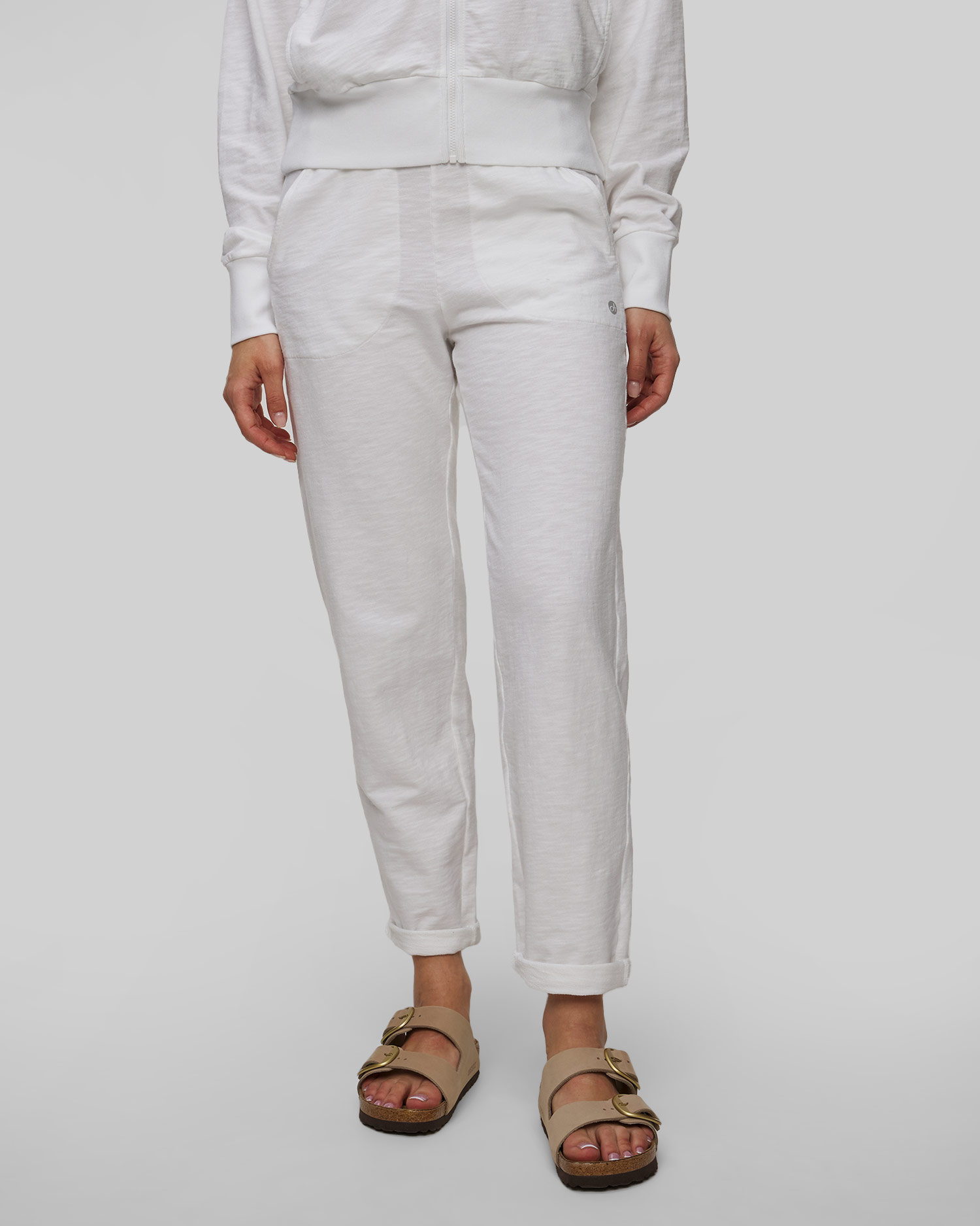 Pantalon de survêtement blanc pour femmes Deha