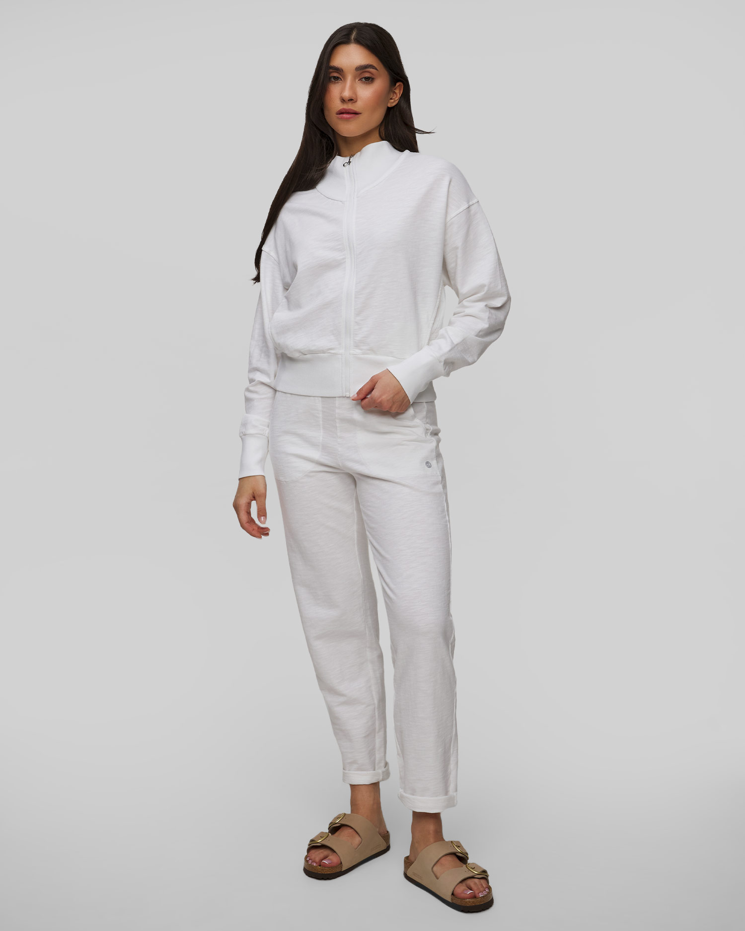 Pantalon de survêtement blanc pour femmes Deha