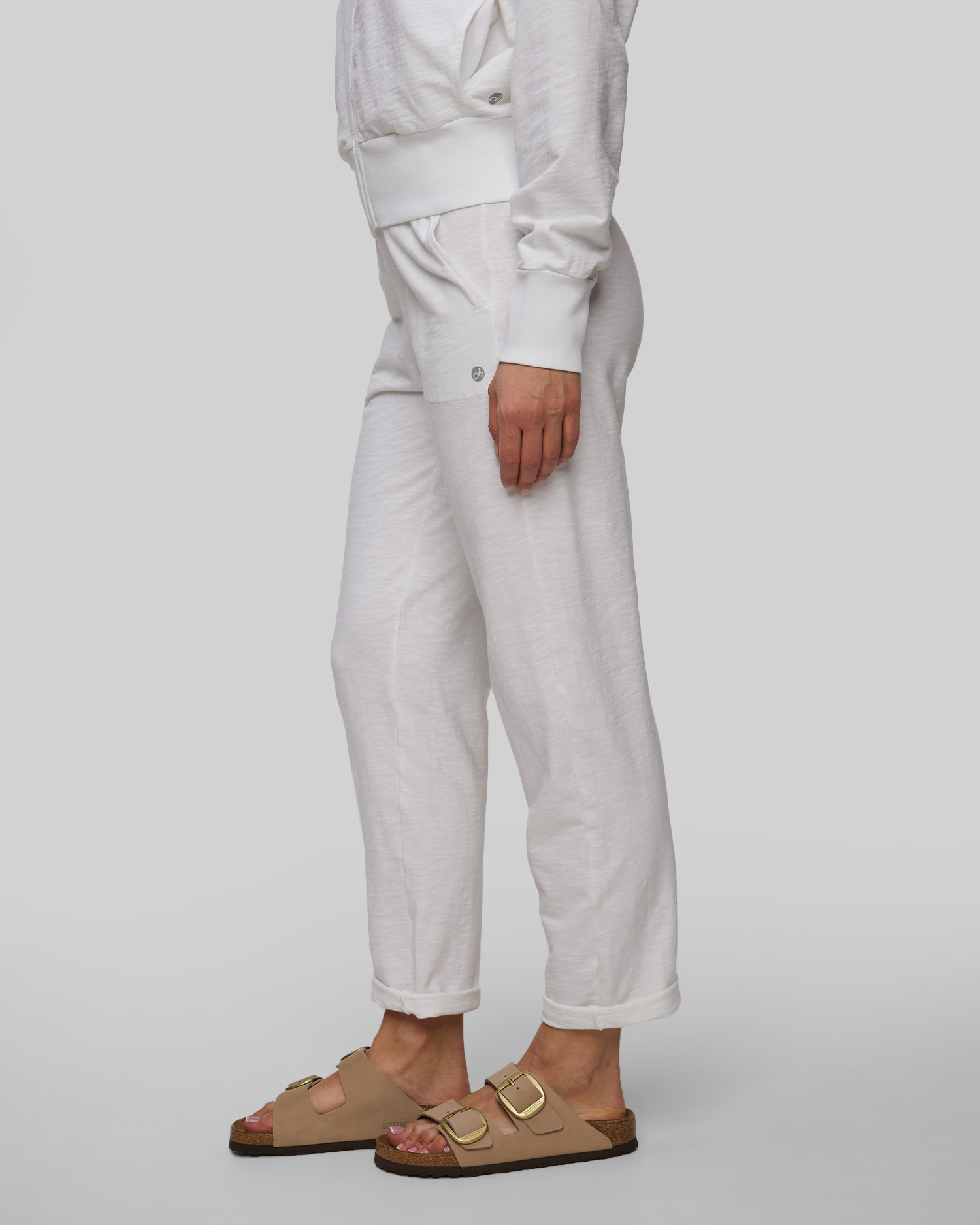 Pantalon de survêtement blanc pour femmes Deha