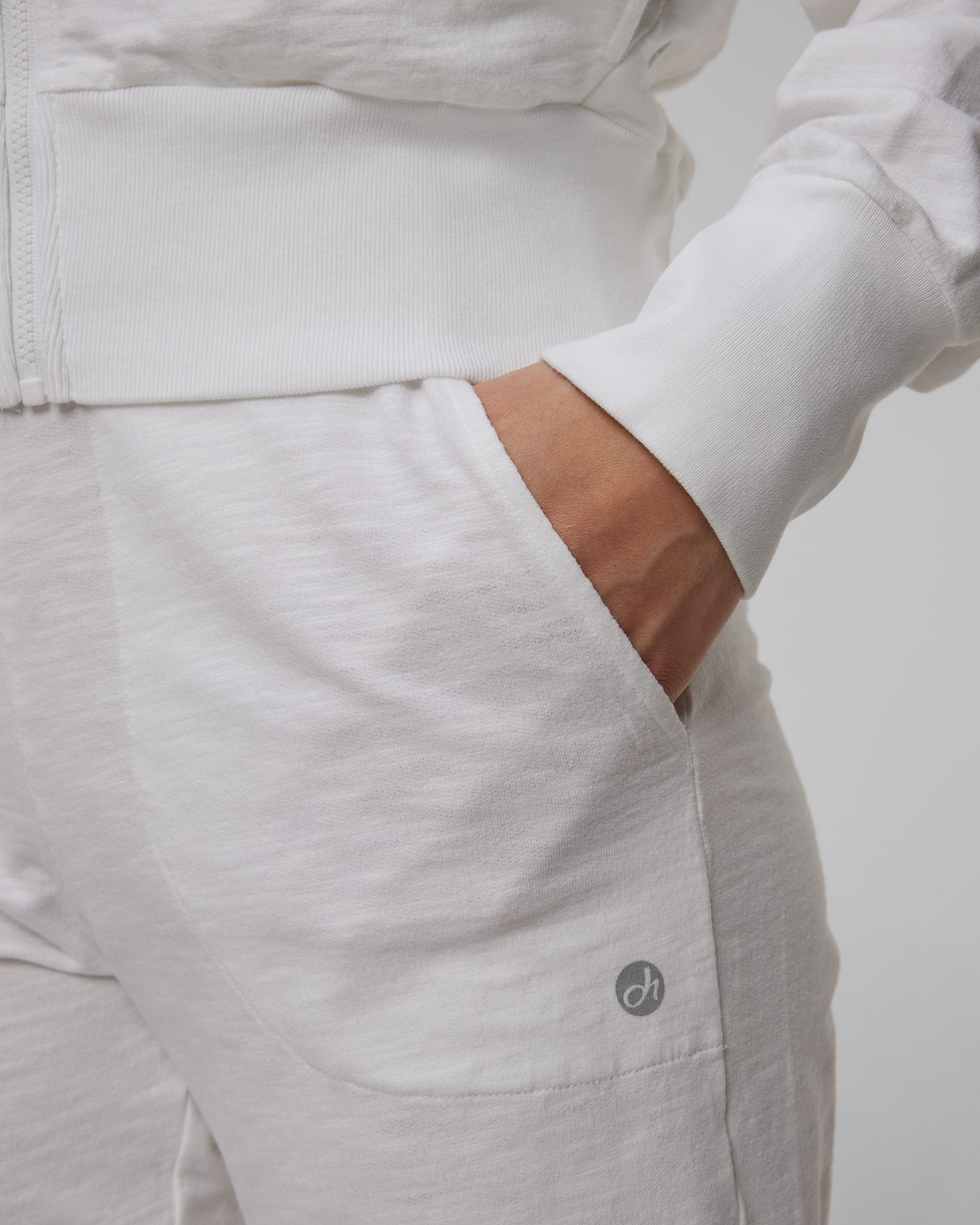 Pantalon de survêtement blanc pour femmes Deha