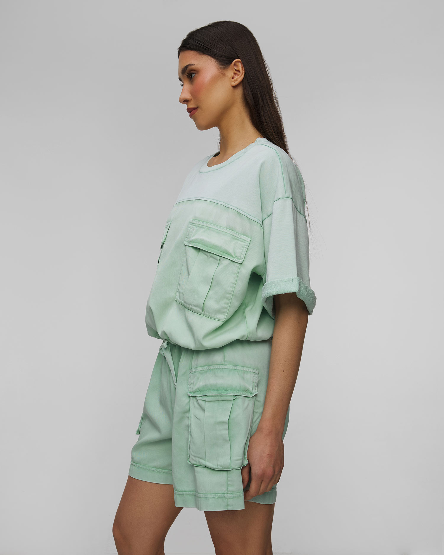 Sweat-shirt à manches courtes pour femmes Deha