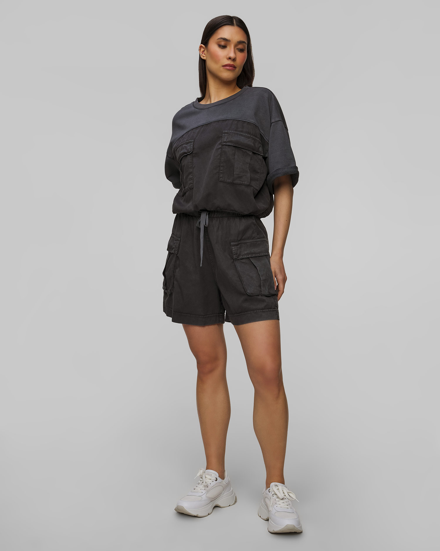 Dámske kapsáčové šortky z lyocellu Deha